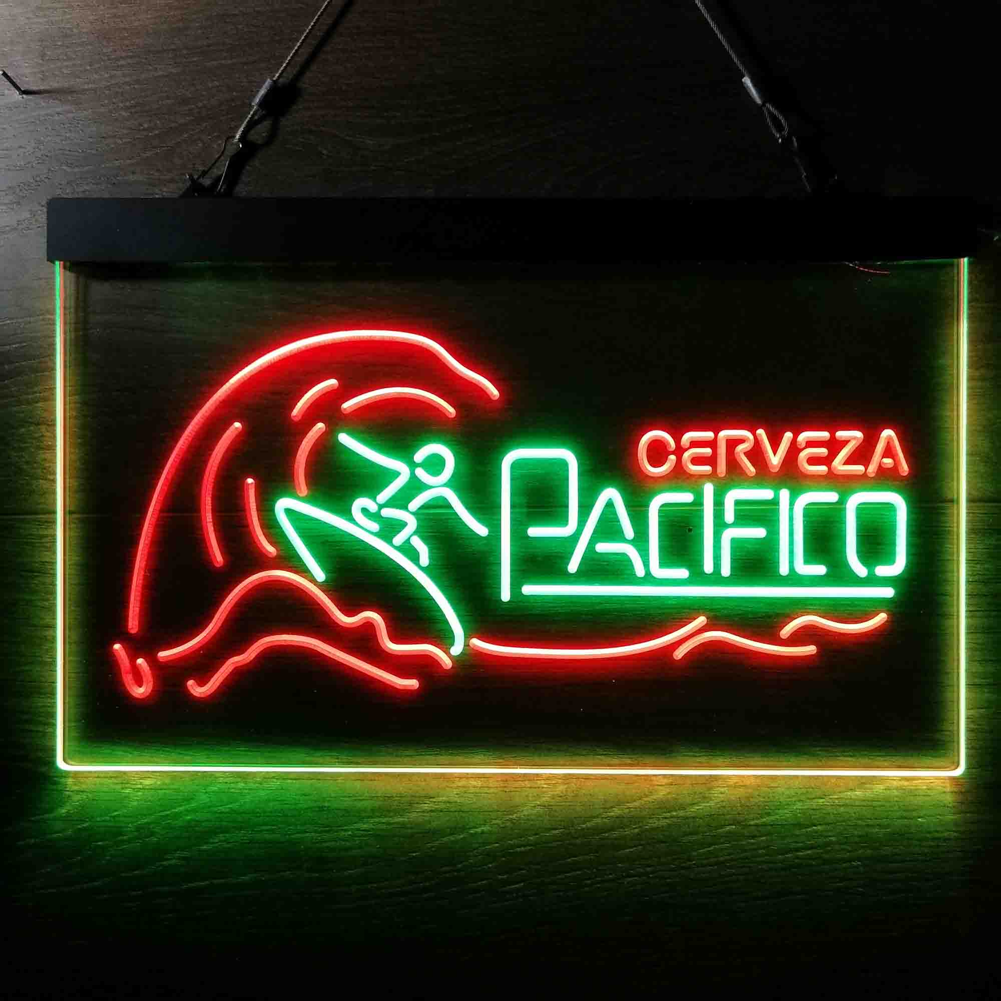 Cerveza Pacifico Wave Surfing Neon-Like LED Sign - Image 8