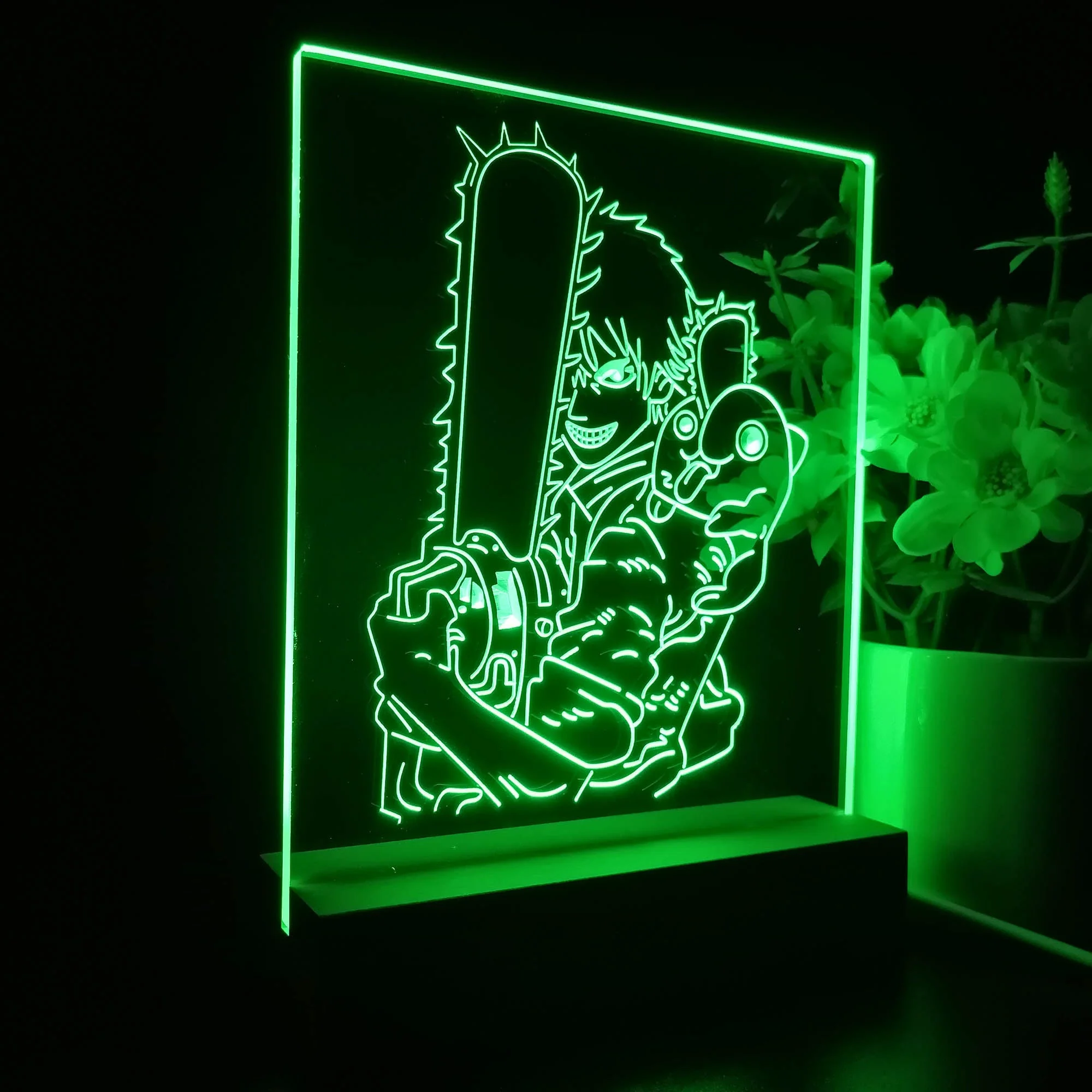 Chainsaw Man Game Room LED Sign Lamp Display - Image 5