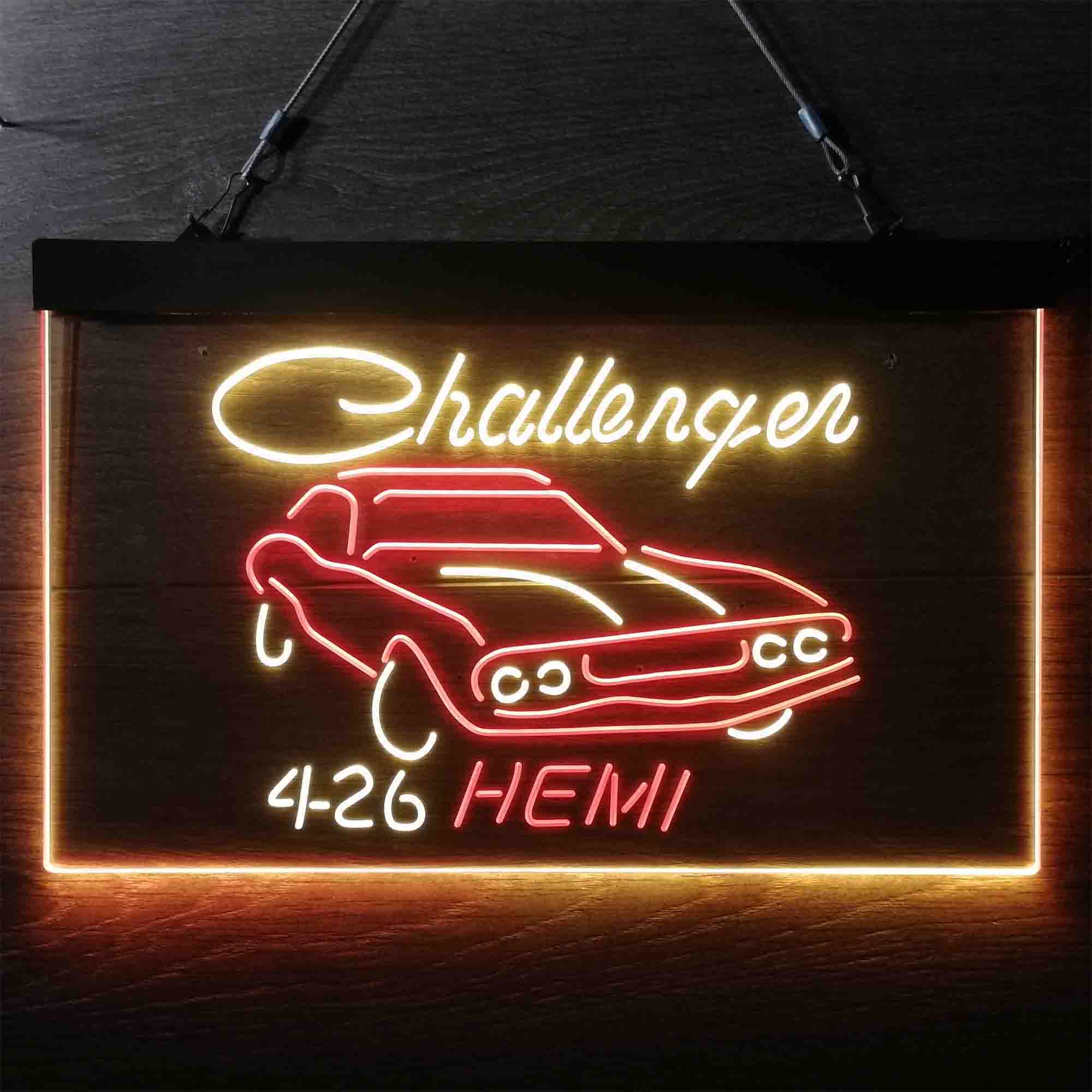 Challenger Dodge 426 Hemi Neon-Like LED Sign - Image 3