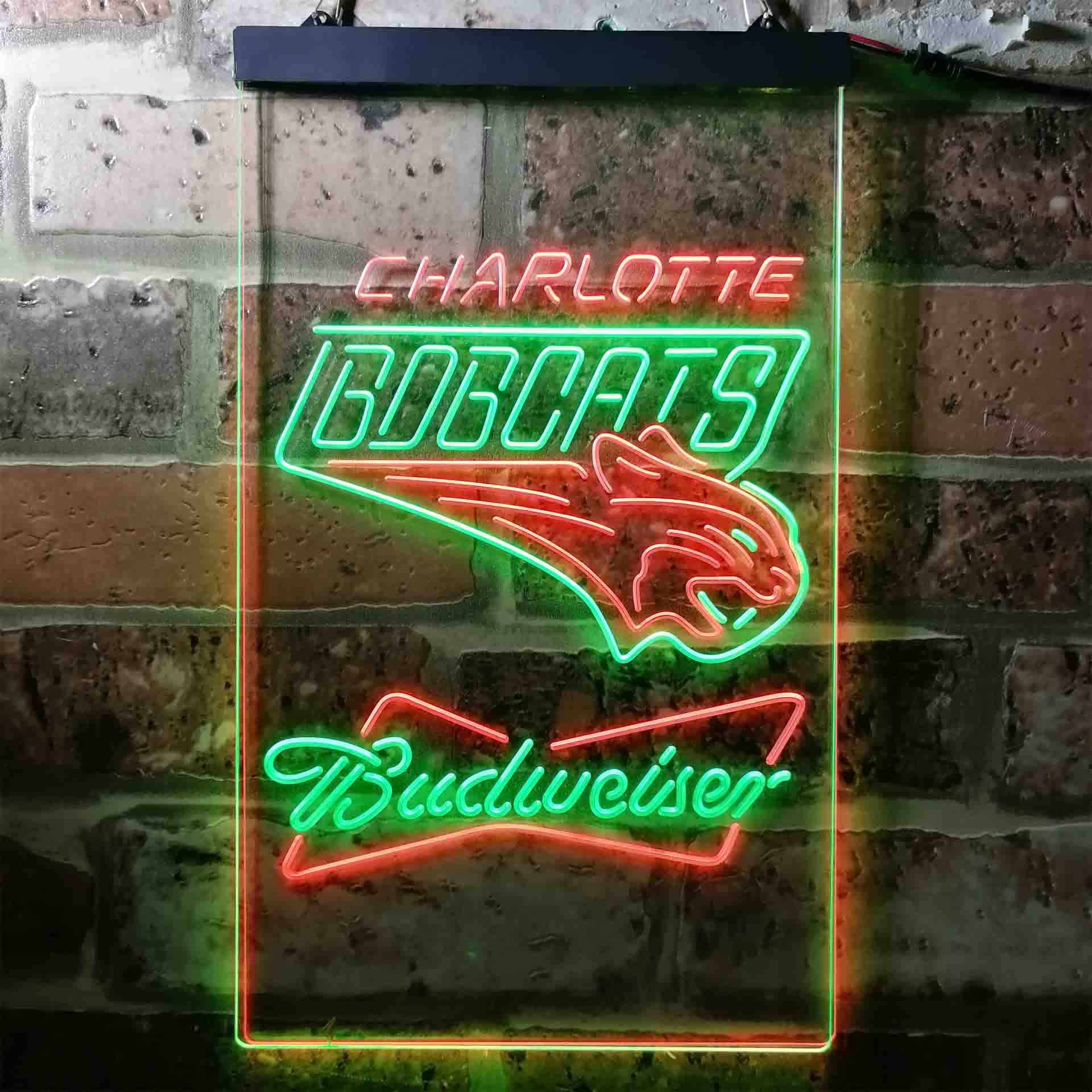 Charlotte Bobcats Budweiser Neon-Like LED Sign - Image 11