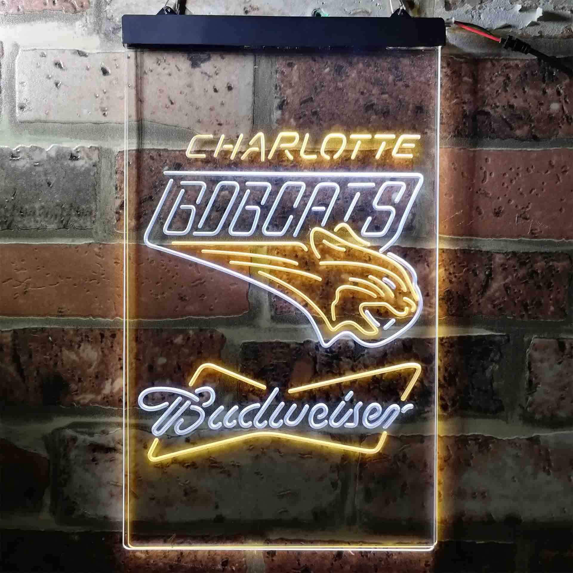 Charlotte Bobcats Budweiser Neon-Like LED Sign - Image 12