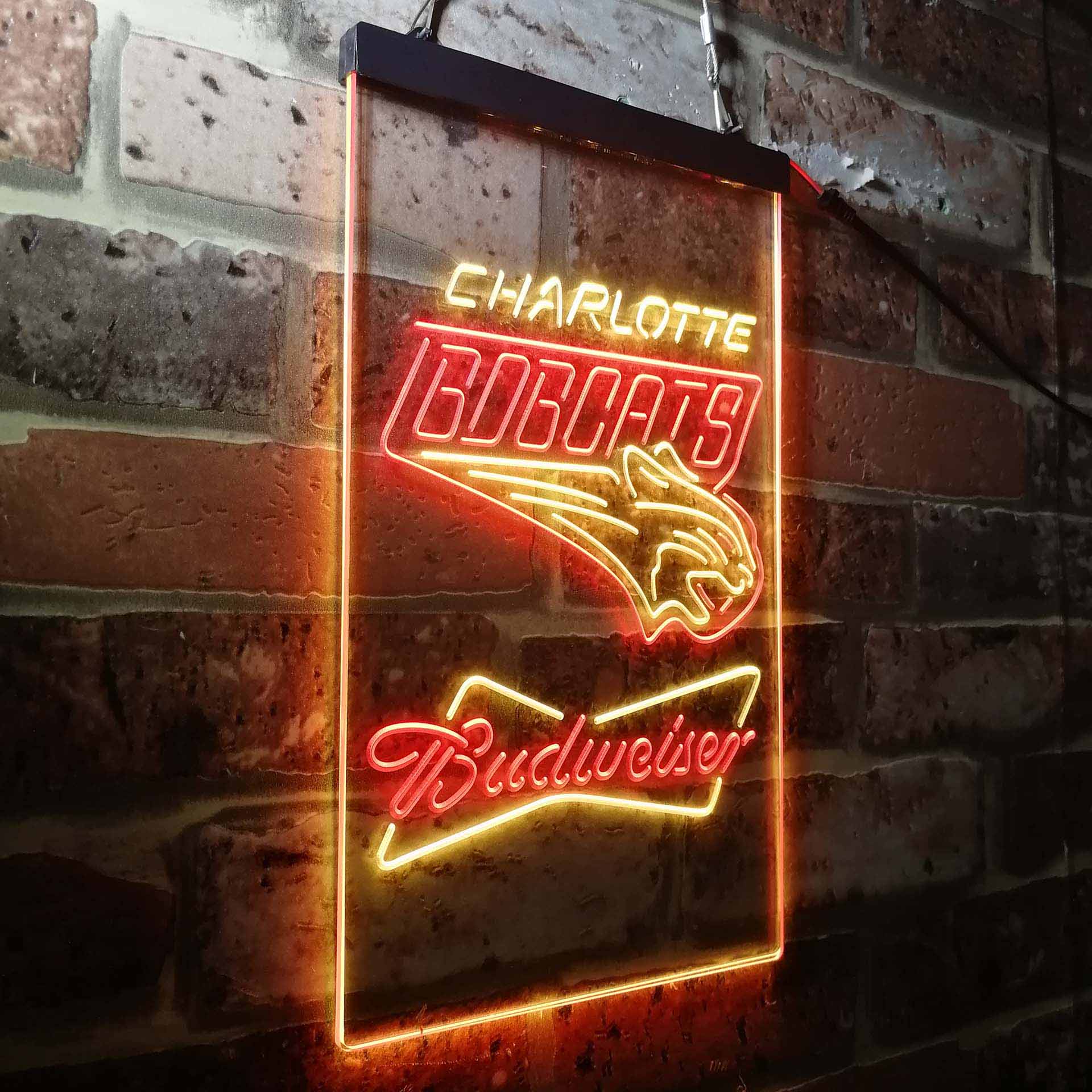 Charlotte Bobcats Budweiser Neon-Like LED Sign - Image 14