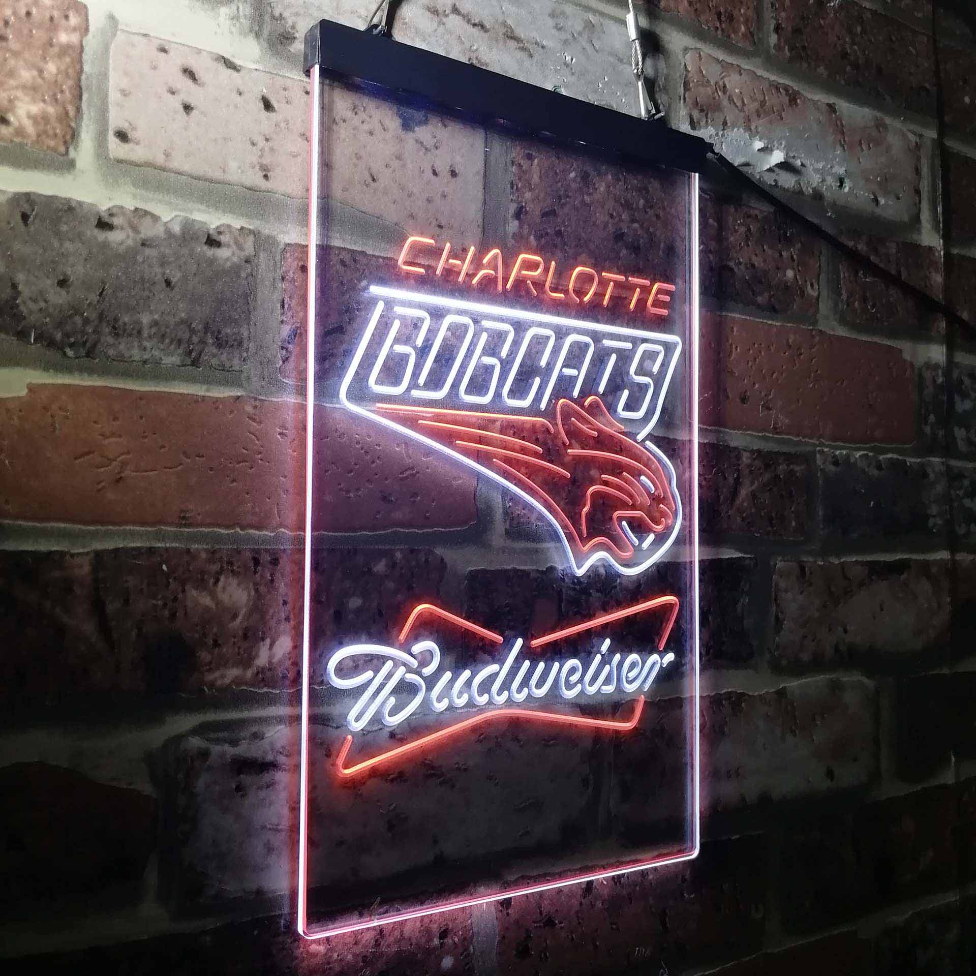 Charlotte Bobcats Budweiser Neon-Like LED Sign - Image 17
