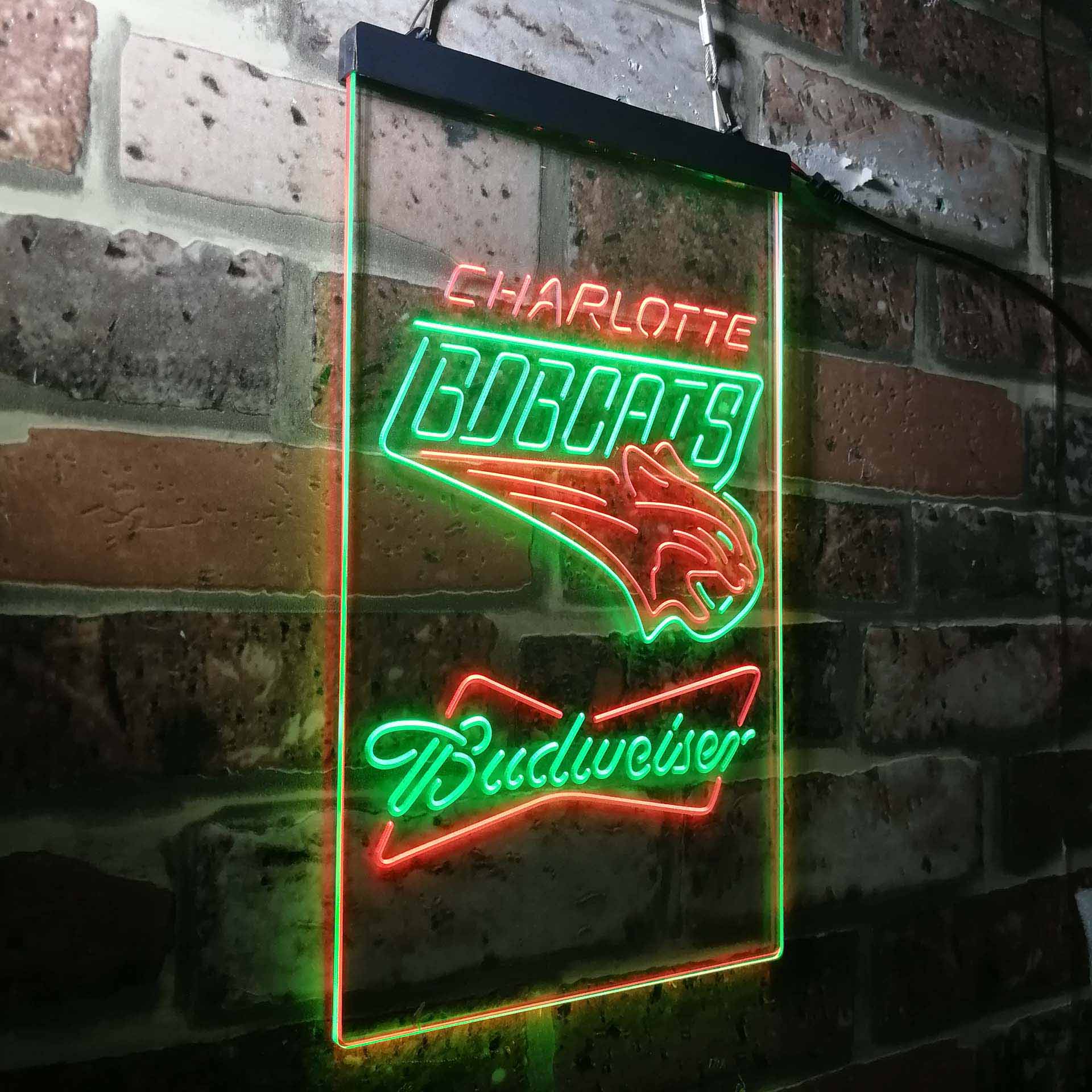 Charlotte Bobcats Budweiser Neon-Like LED Sign - Image 24