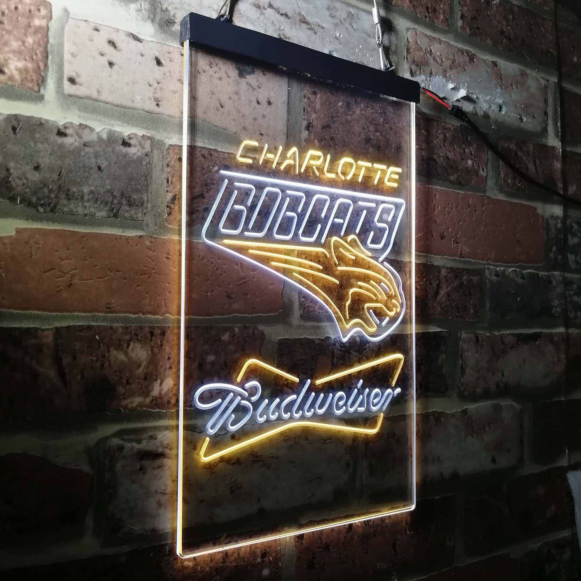 Charlotte Bobcats Budweiser Neon-Like LED Sign - Image 25