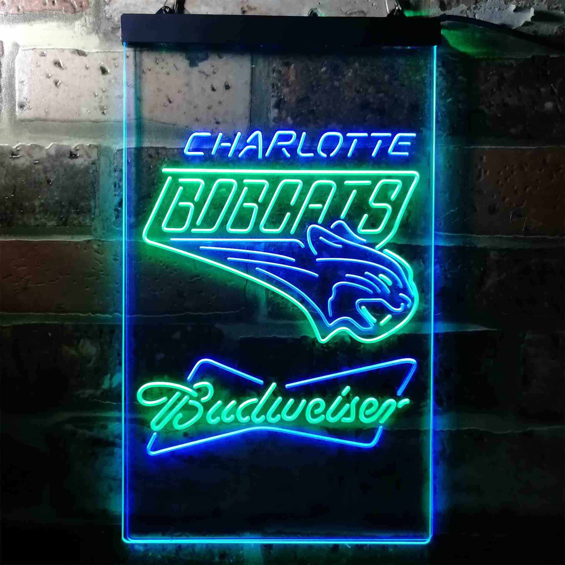Charlotte Bobcats Budweiser Neon-Like LED Sign - Image 5