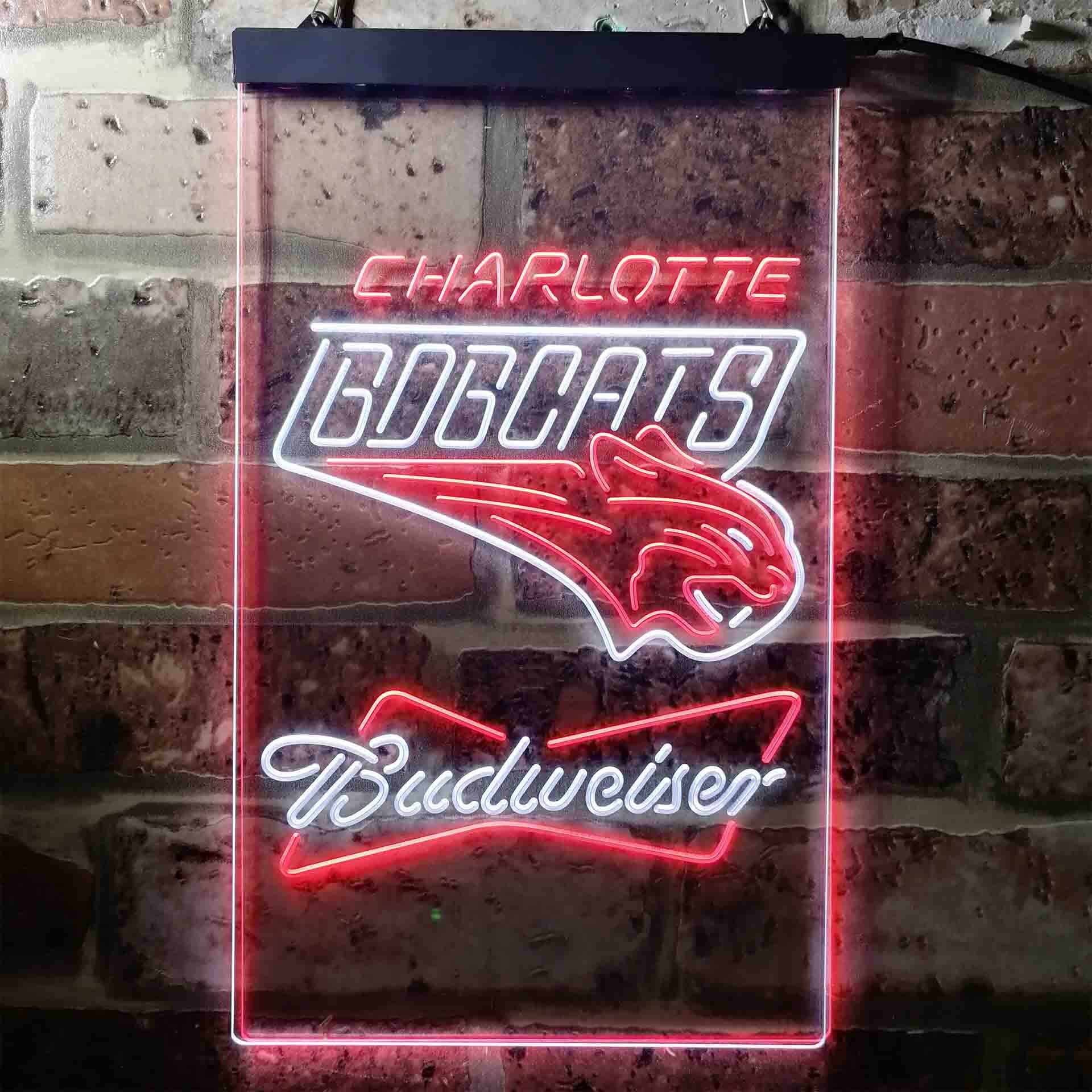 Charlotte Bobcats Budweiser Neon-Like LED Sign - Image 6