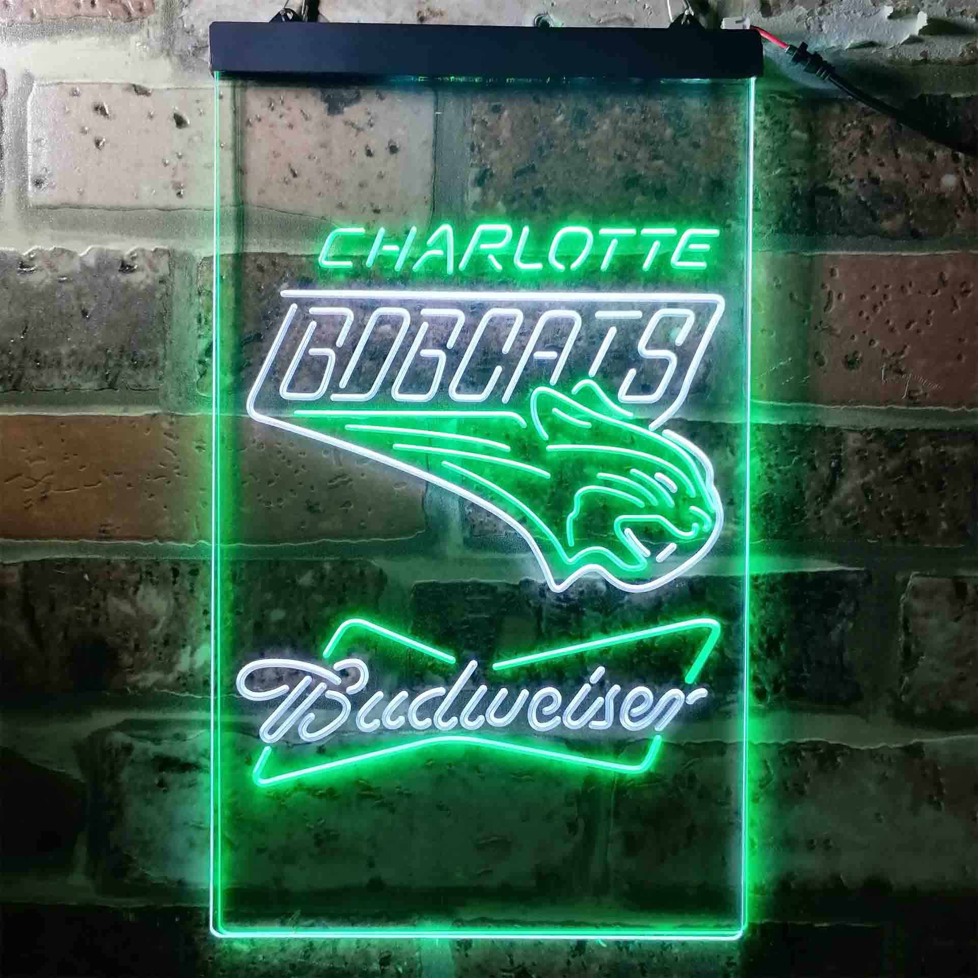 Charlotte Bobcats Budweiser Neon-Like LED Sign - Image 7