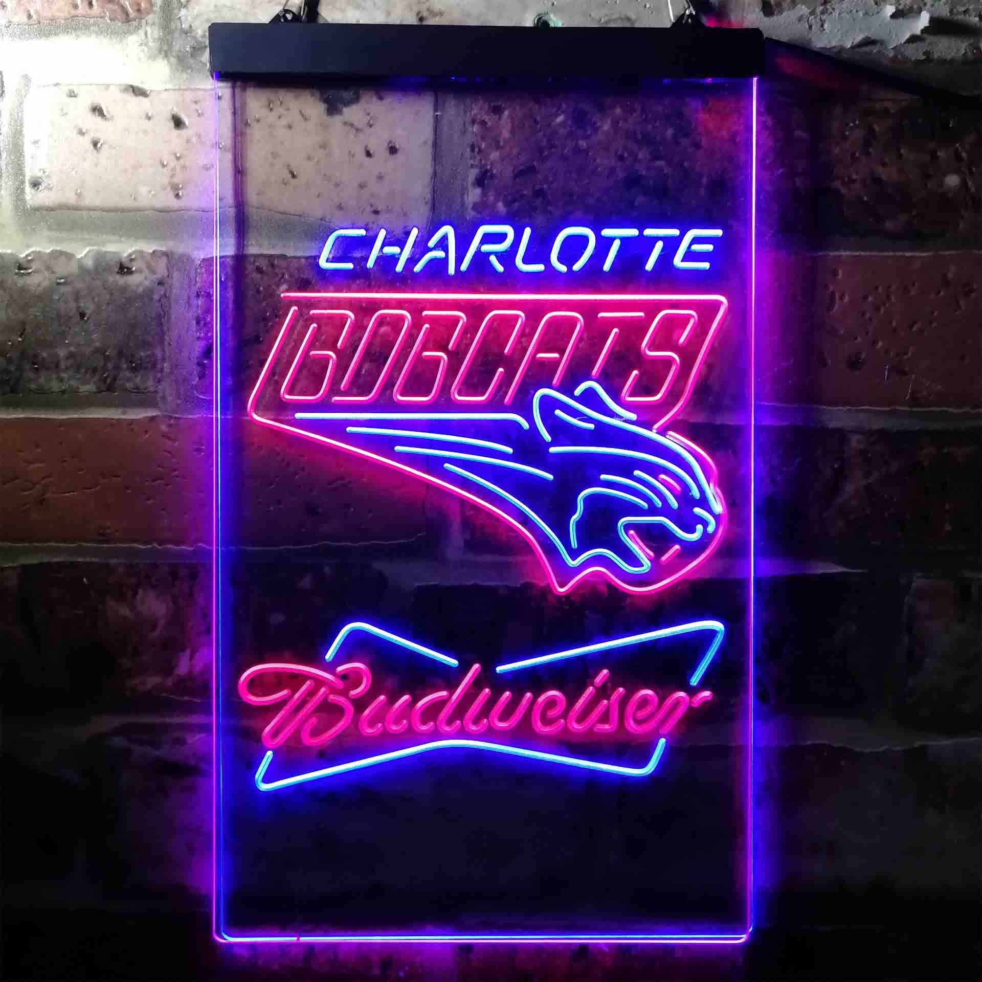 Charlotte Bobcats Budweiser Neon-Like LED Sign - Image 9