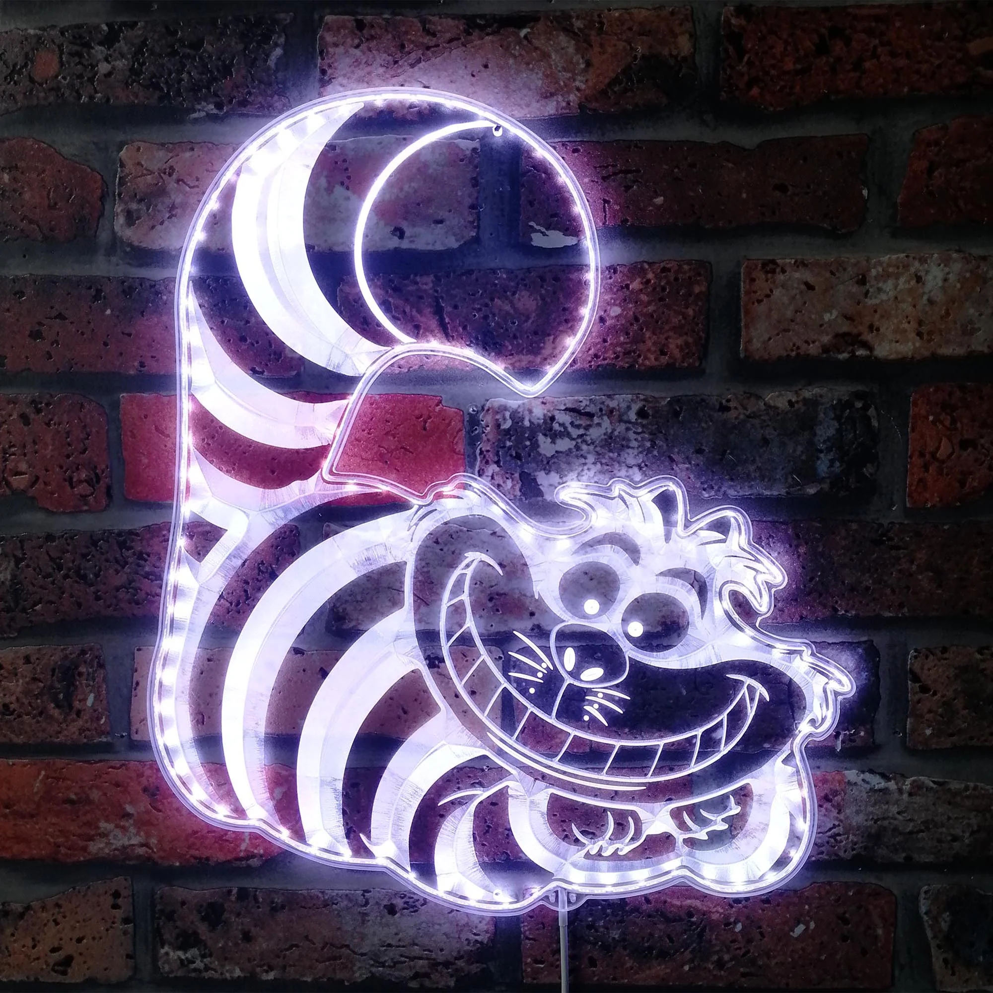 Cheshire Cat Neon LED Sign with Dynamic RGB Colors - Image 5
