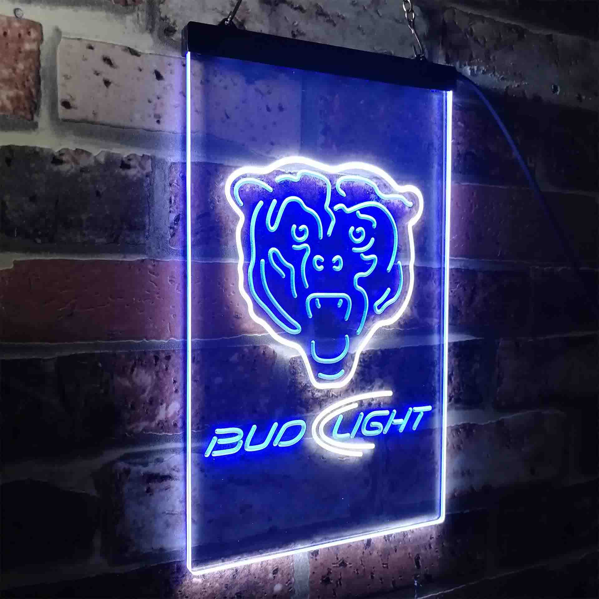 Chicago Bears Bud Light Neon-Like LED Sign - Image 15