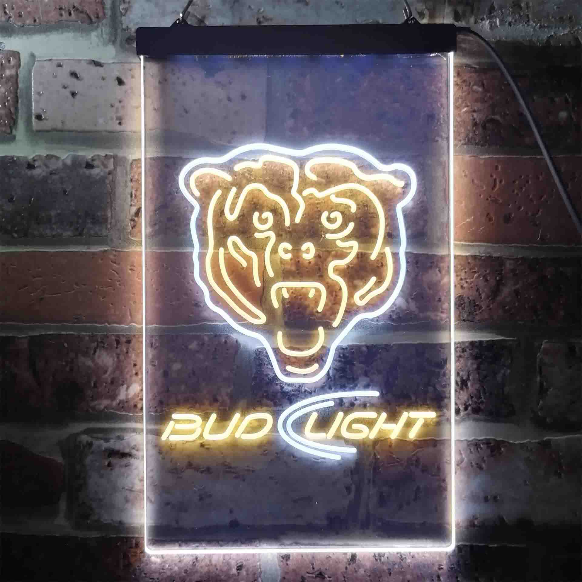 Chicago Bears Bud Light Neon-Like LED Sign - Image 6