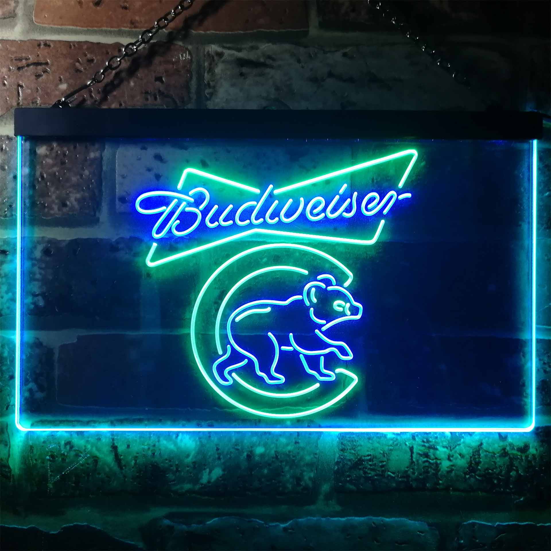 Chicago Bears Budweiser Neon-Like LED Sign - Image 10