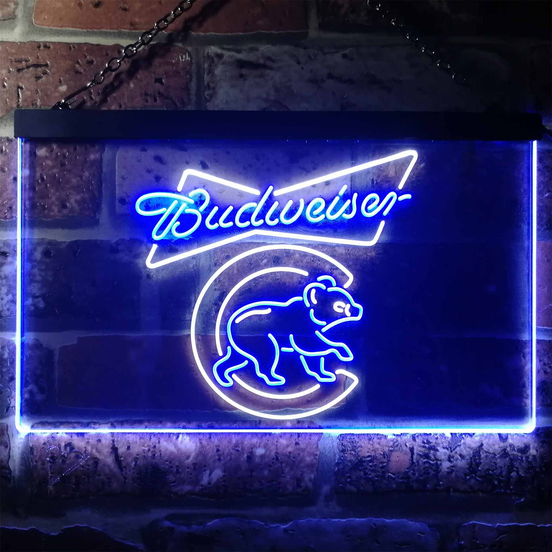 Chicago Bears Budweiser Neon-Like LED Sign - Image 12
