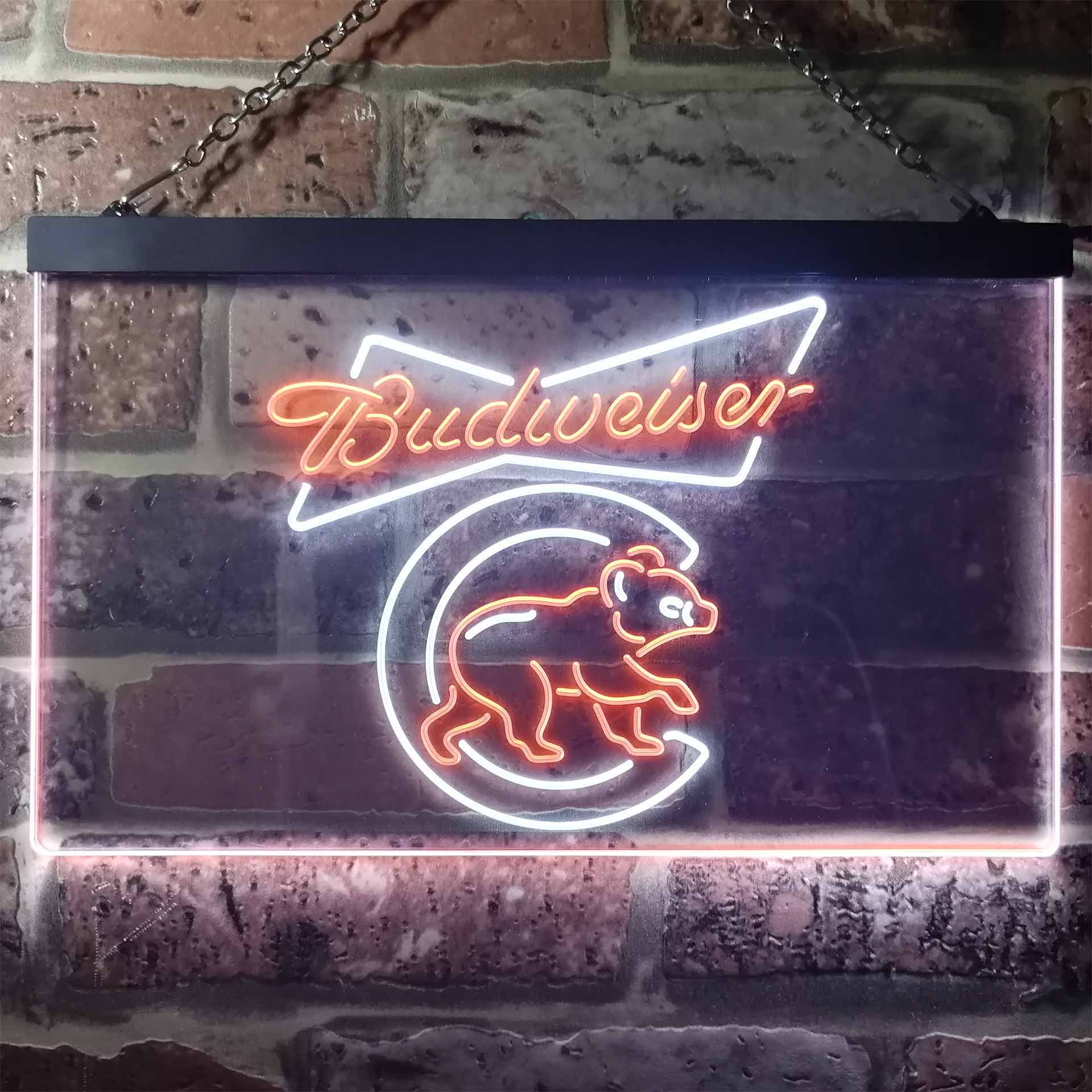 Chicago Bears Budweiser Neon-Like LED Sign - Image 13