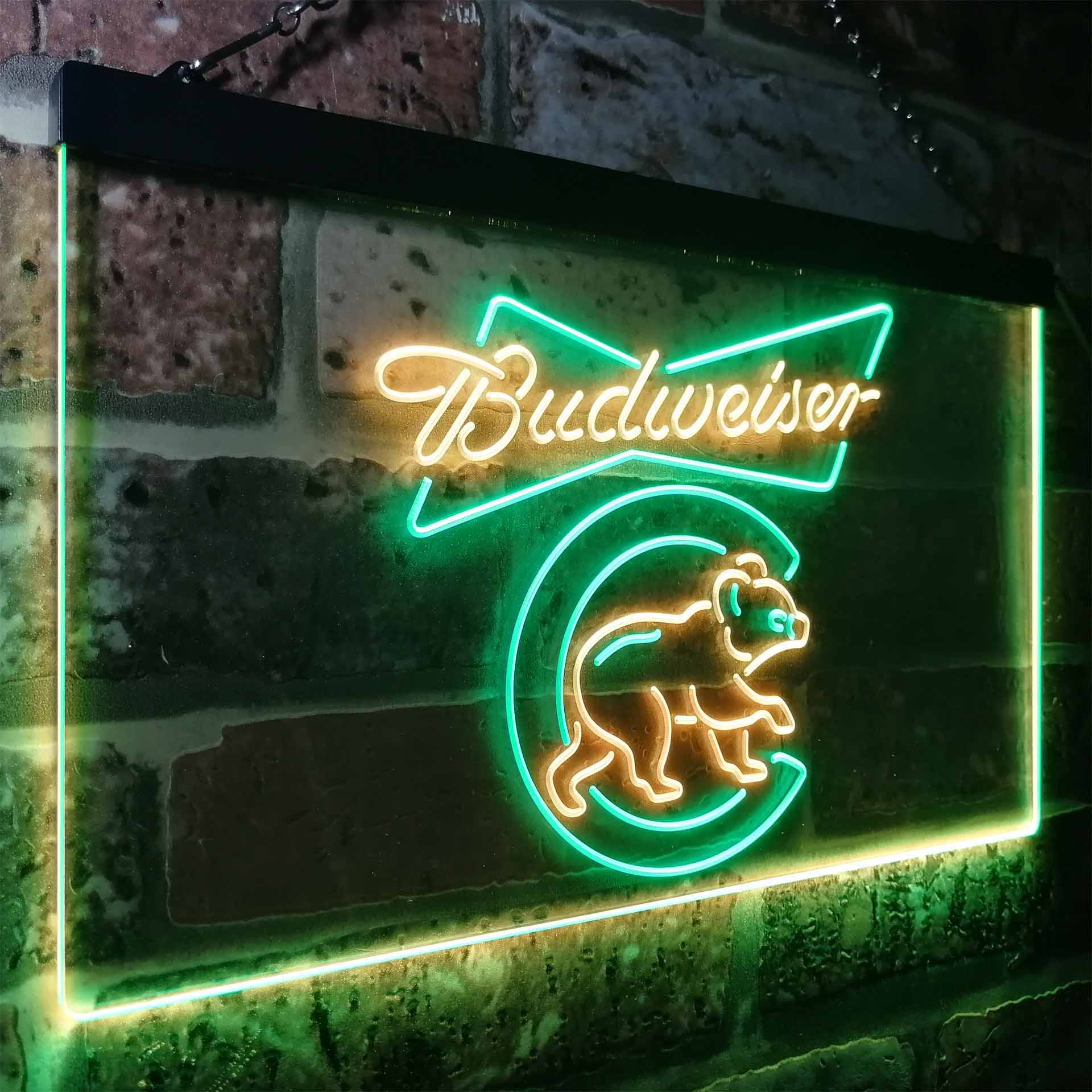 Chicago Bears Budweiser Neon-Like LED Sign - Image 14