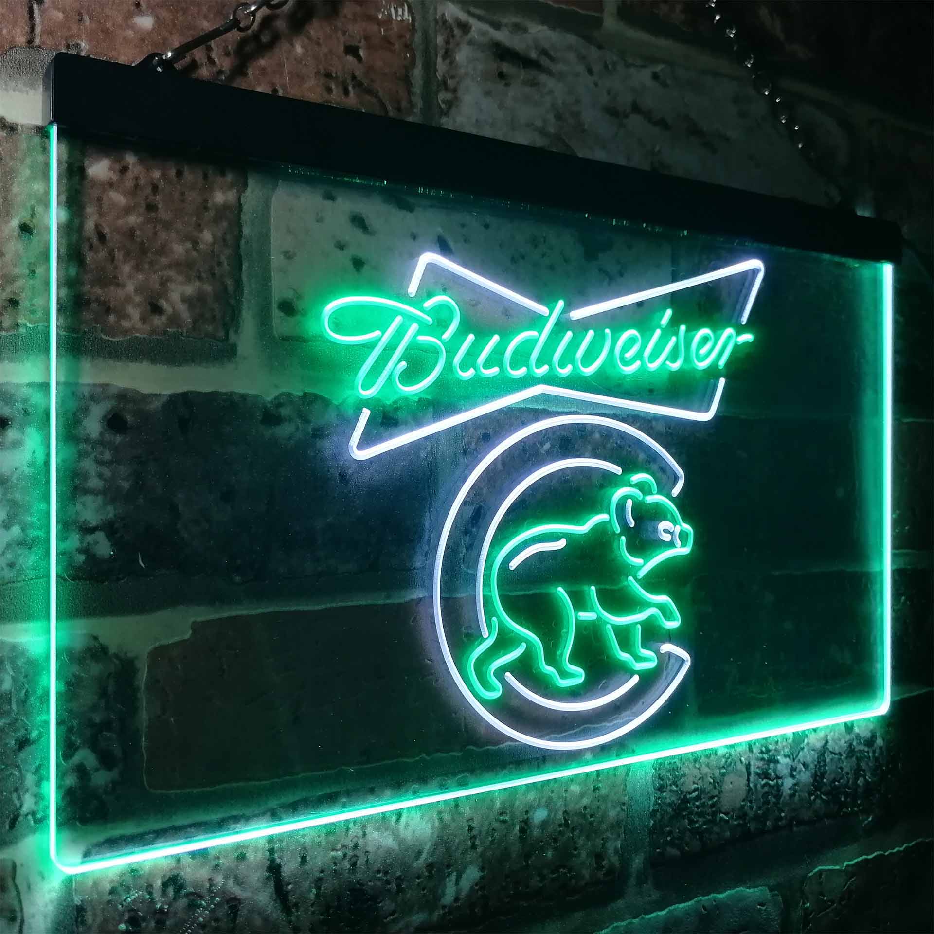 Chicago Bears Budweiser Neon-Like LED Sign - Image 15