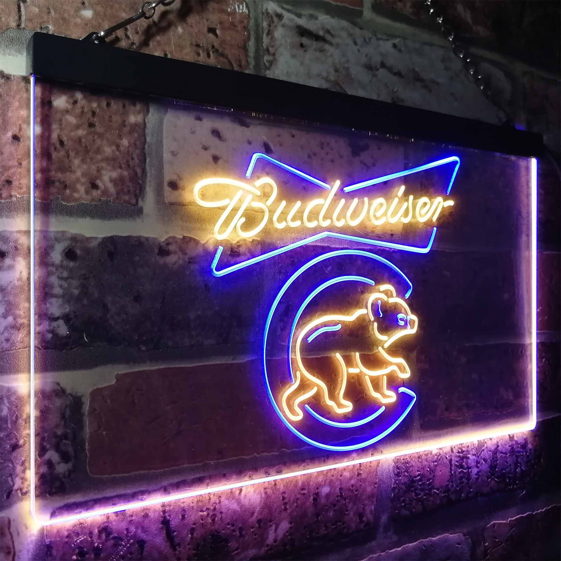 Chicago Bears Budweiser Neon-Like LED Sign - Image 19