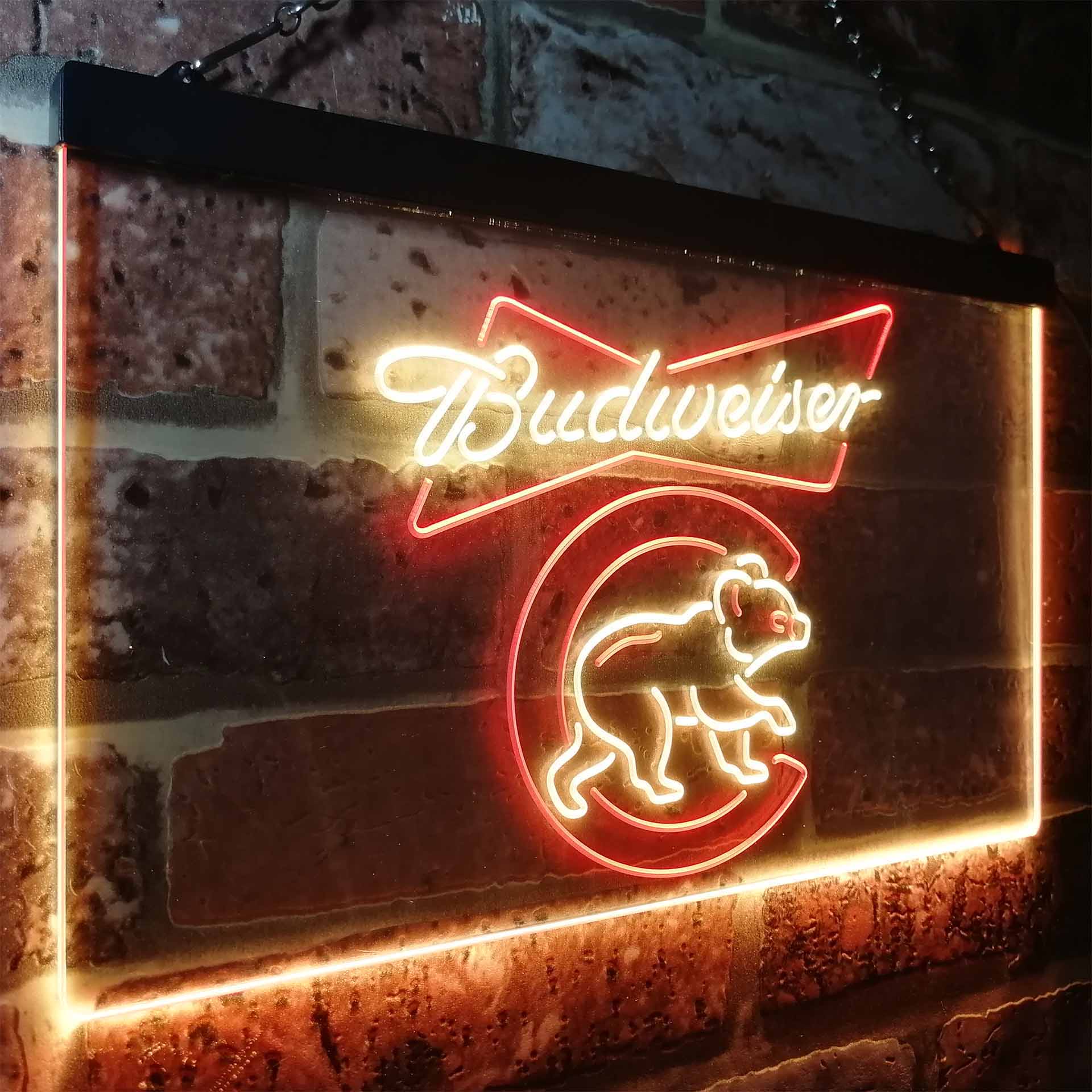 Chicago Bears Budweiser Neon-Like LED Sign - Image 21