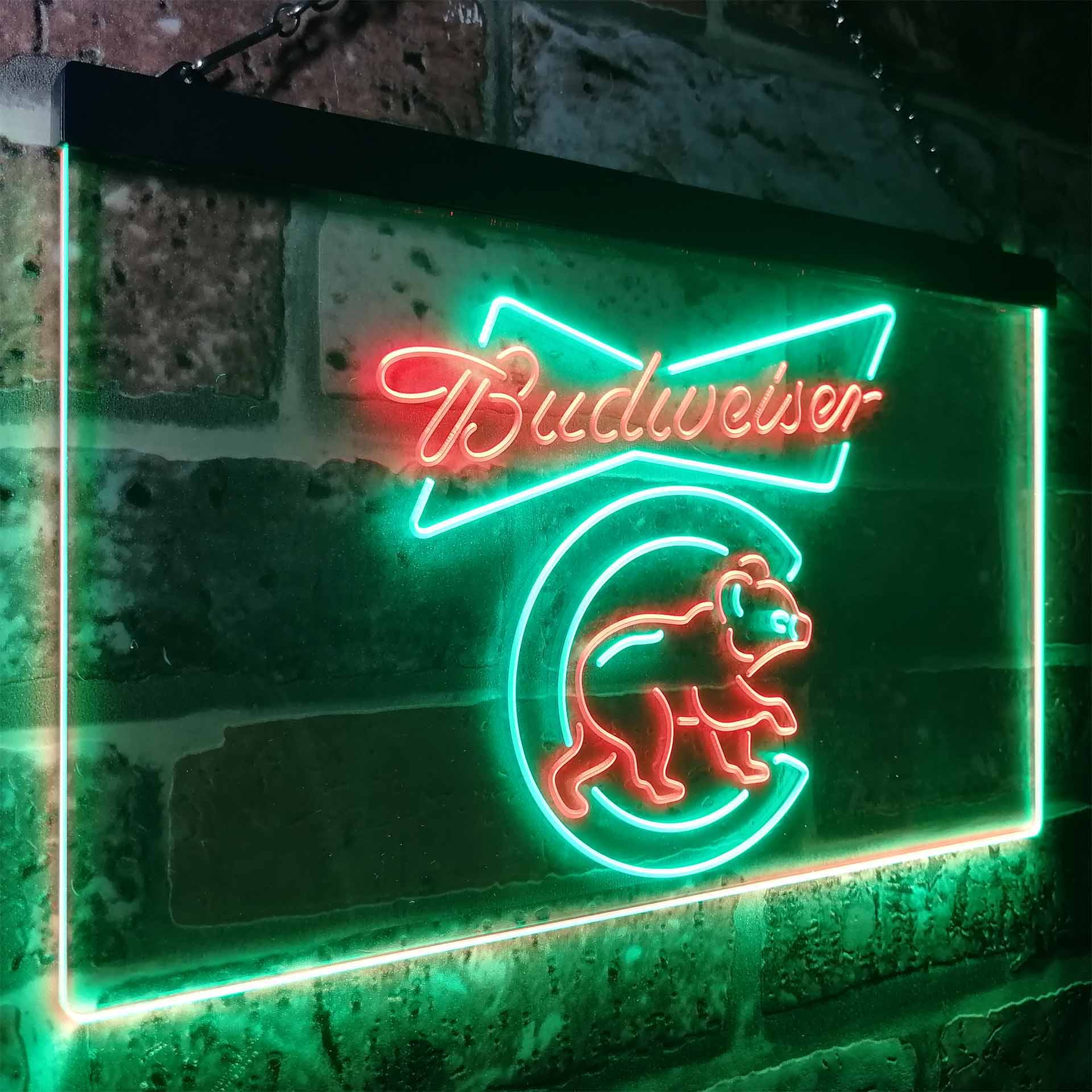 Chicago Bears Budweiser Neon-Like LED Sign - Image 22
