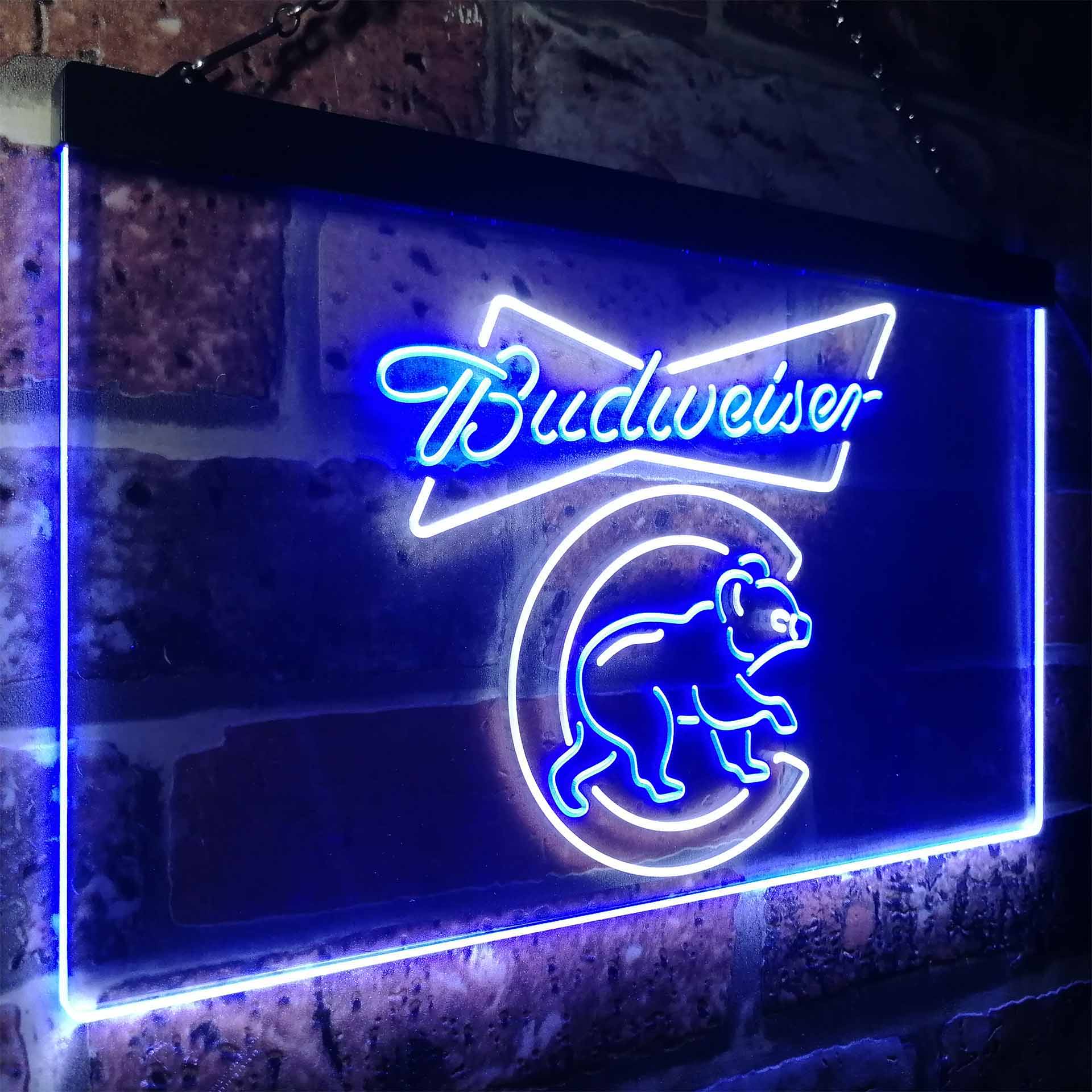 Chicago Bears Budweiser Neon-Like LED Sign - Image 25
