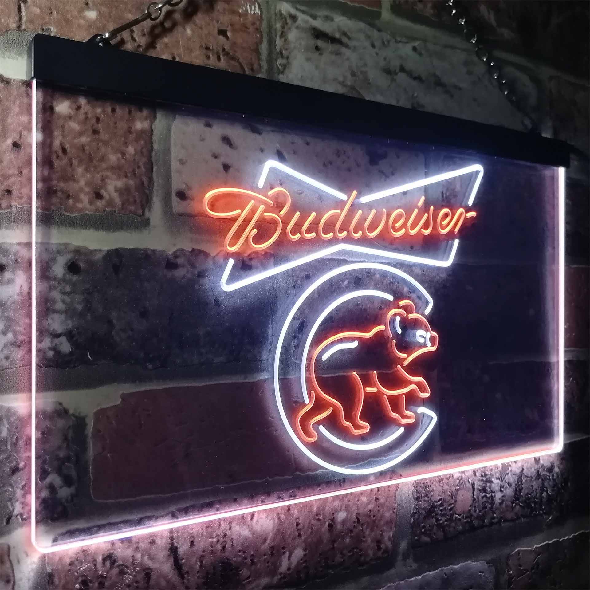 Chicago Bears Budweiser Neon-Like LED Sign - Image 26