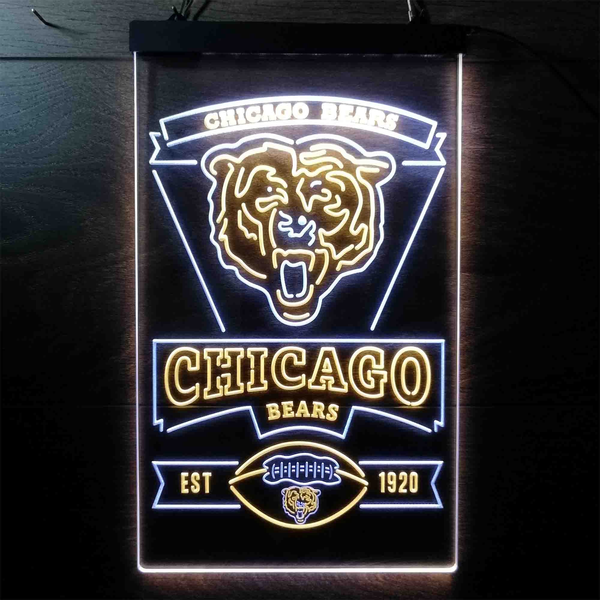 Chicago Bears Est. 1920 Neon-Like LED Sign - Image 11