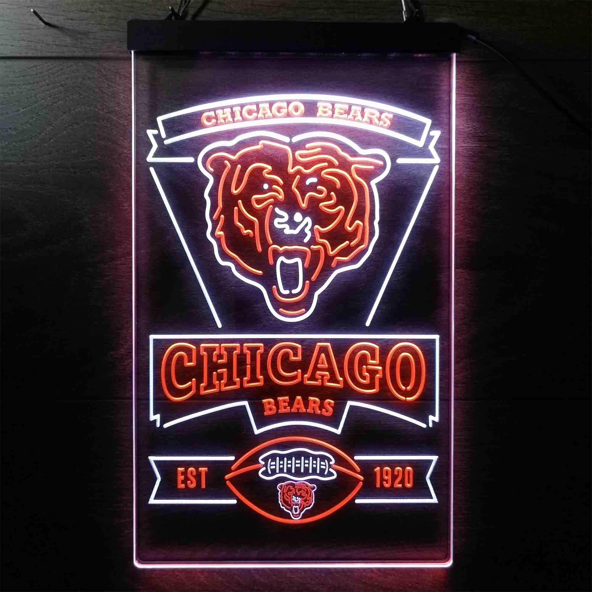 Chicago Bears Est. 1920 Neon-Like LED Sign - Image 12