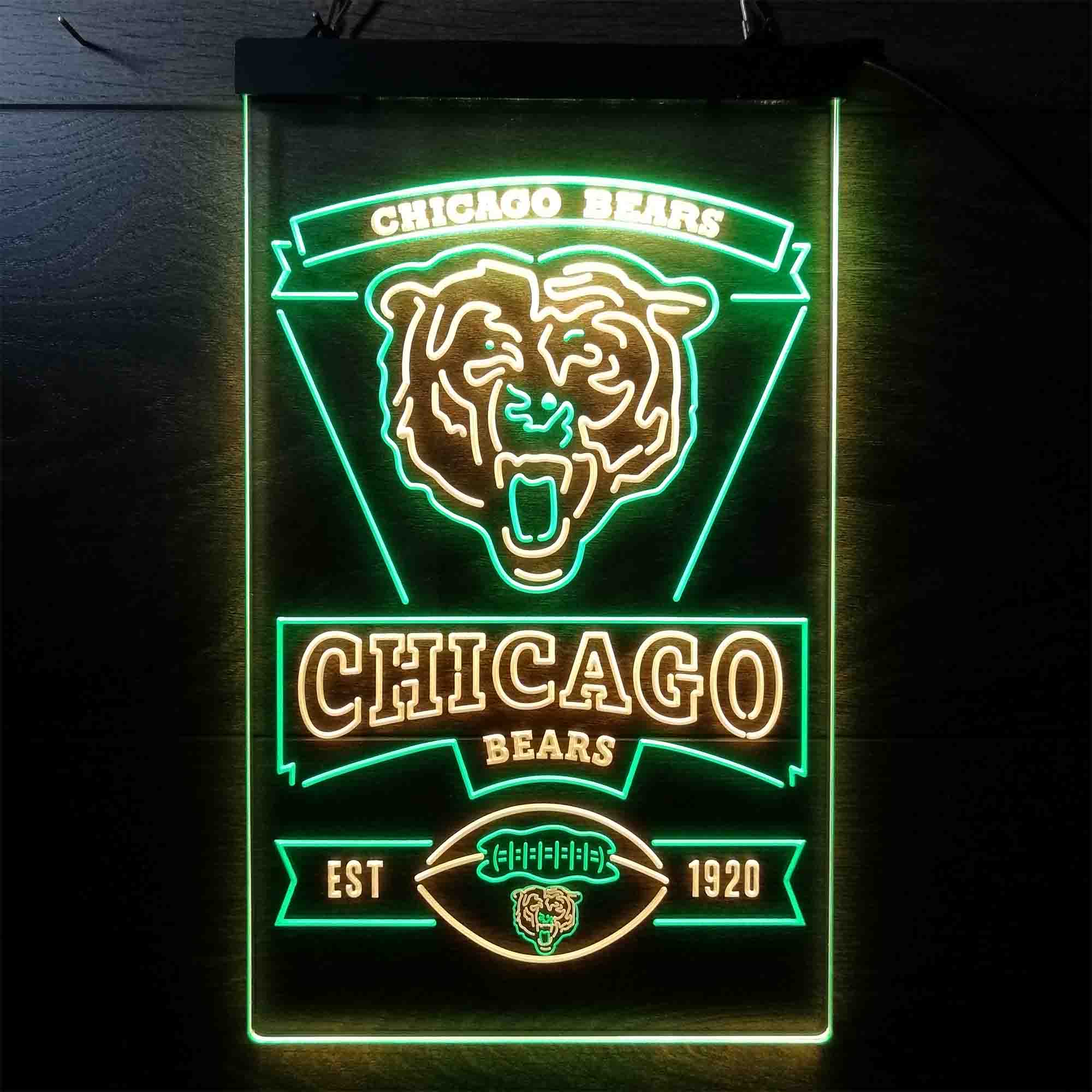 Chicago Bears Est. 1920 Neon-Like LED Sign - Image 13