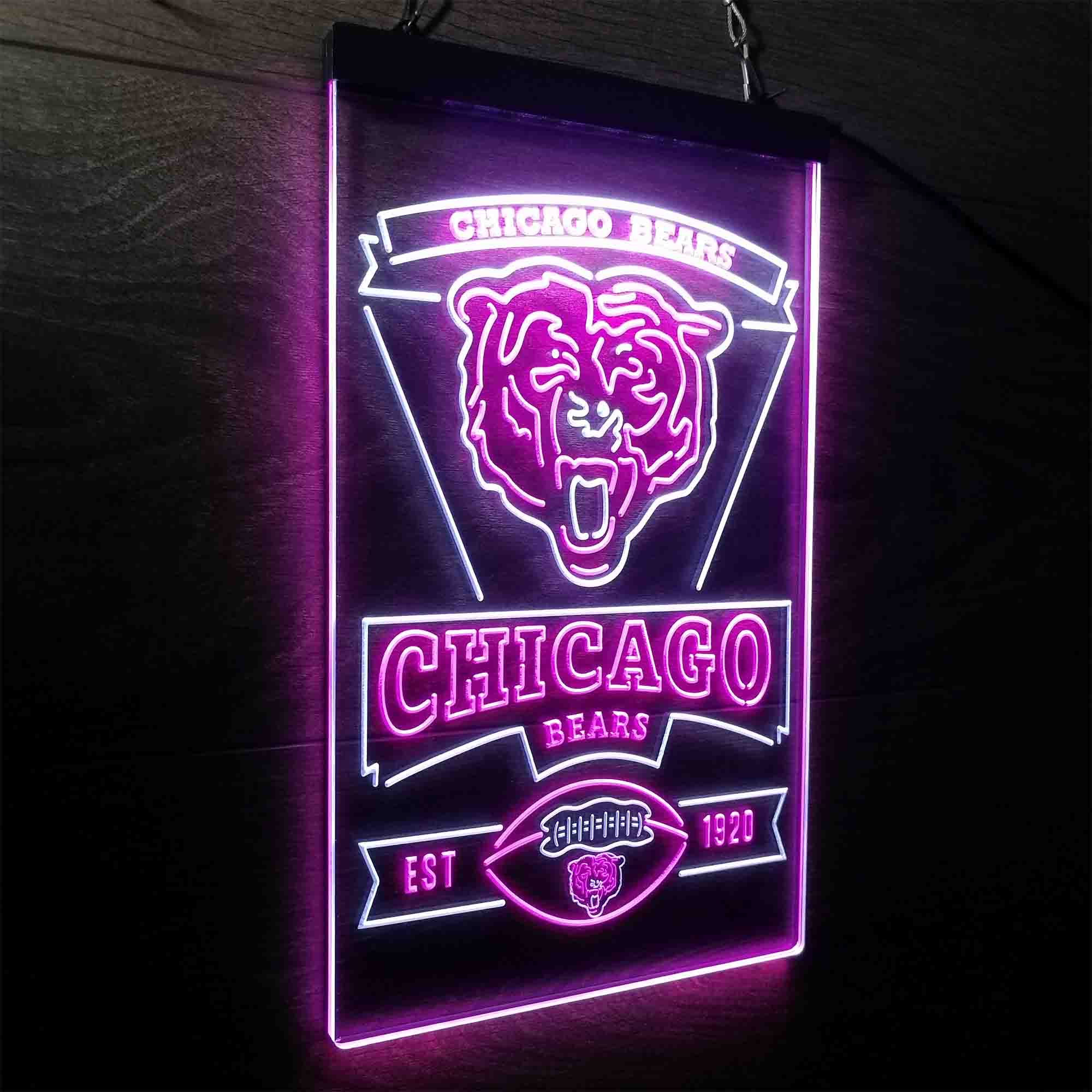 Chicago Bears Est. 1920 Neon-Like LED Sign - Image 15