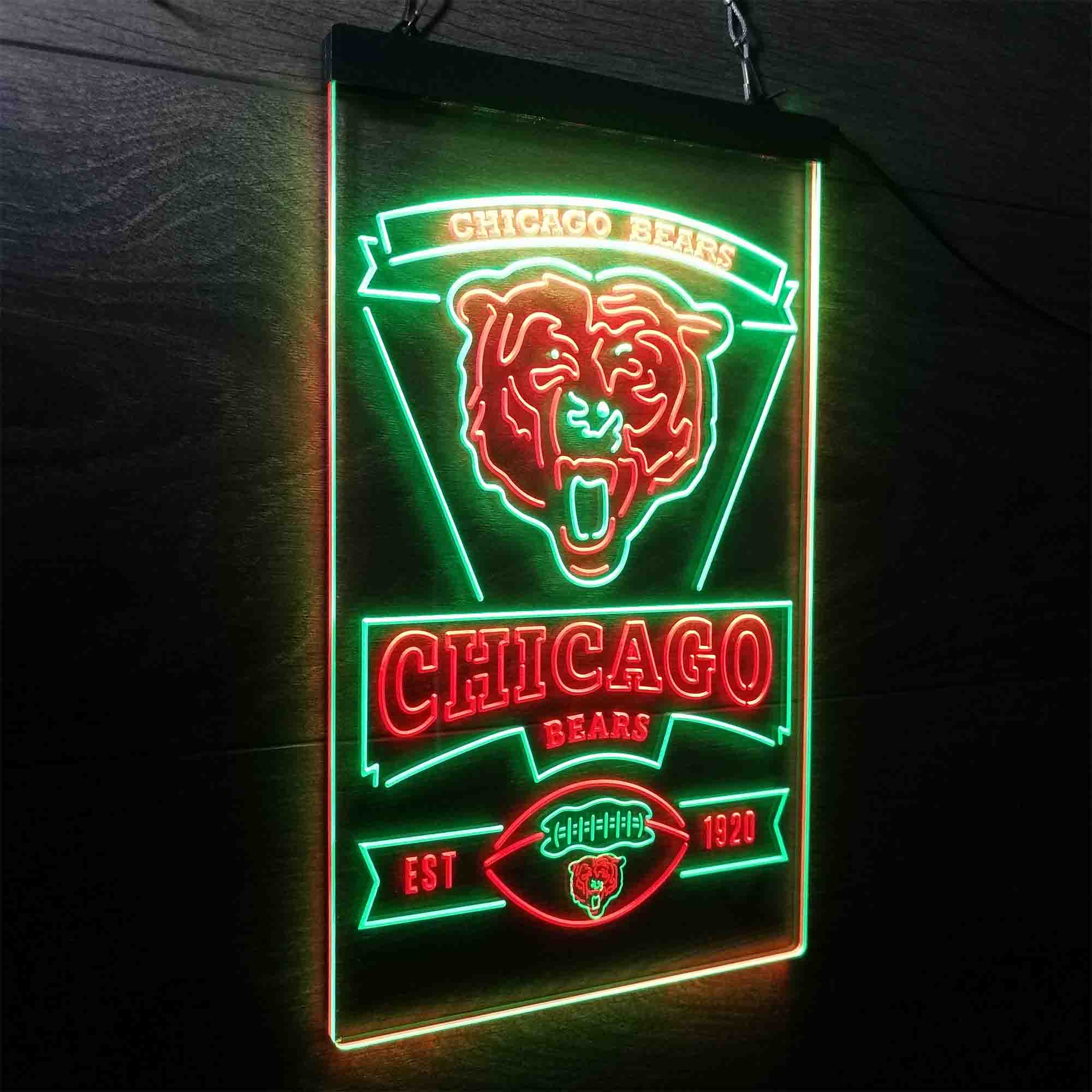 Chicago Bears Est. 1920 Neon-Like LED Sign - Image 16