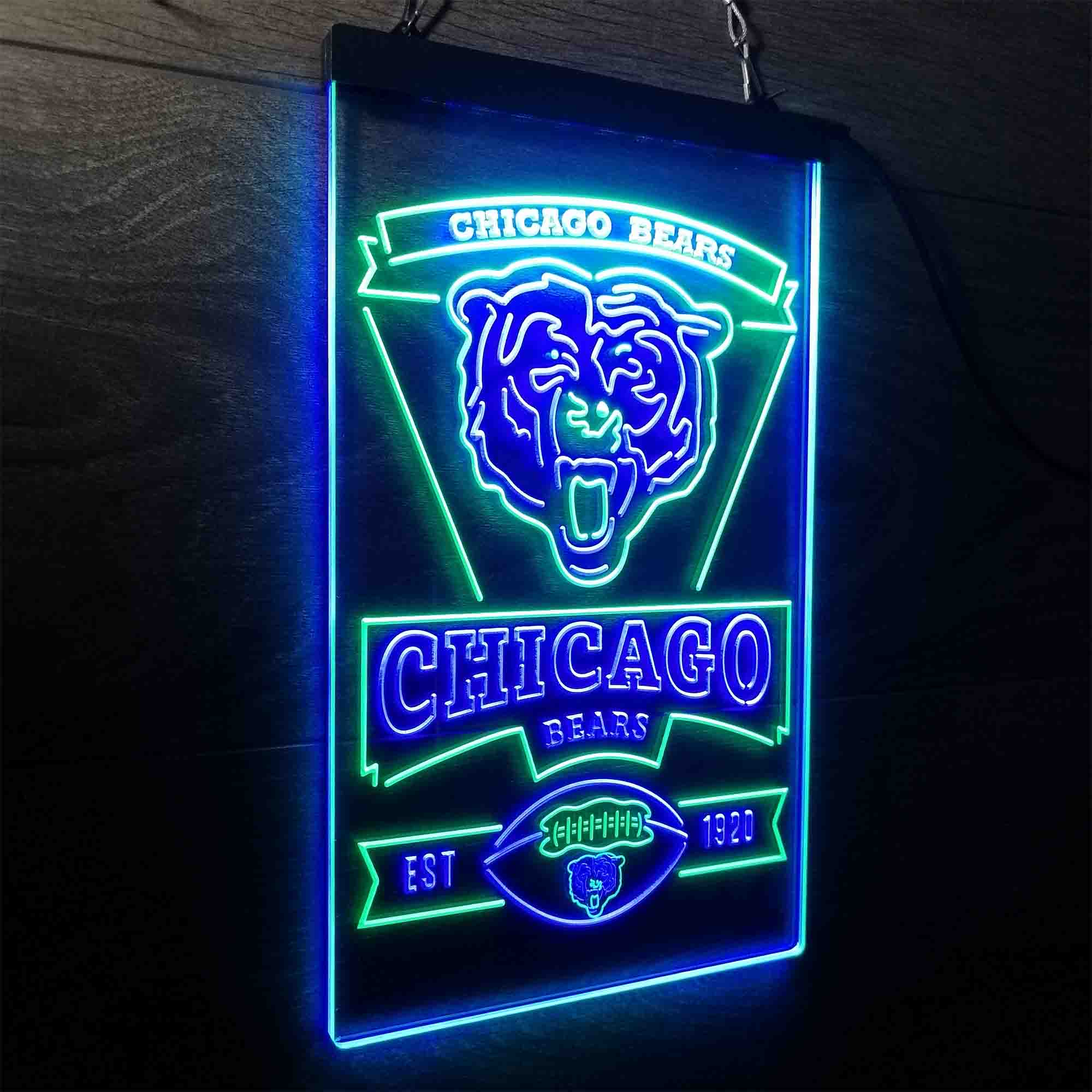 Chicago Bears Est. 1920 Neon-Like LED Sign - Image 18