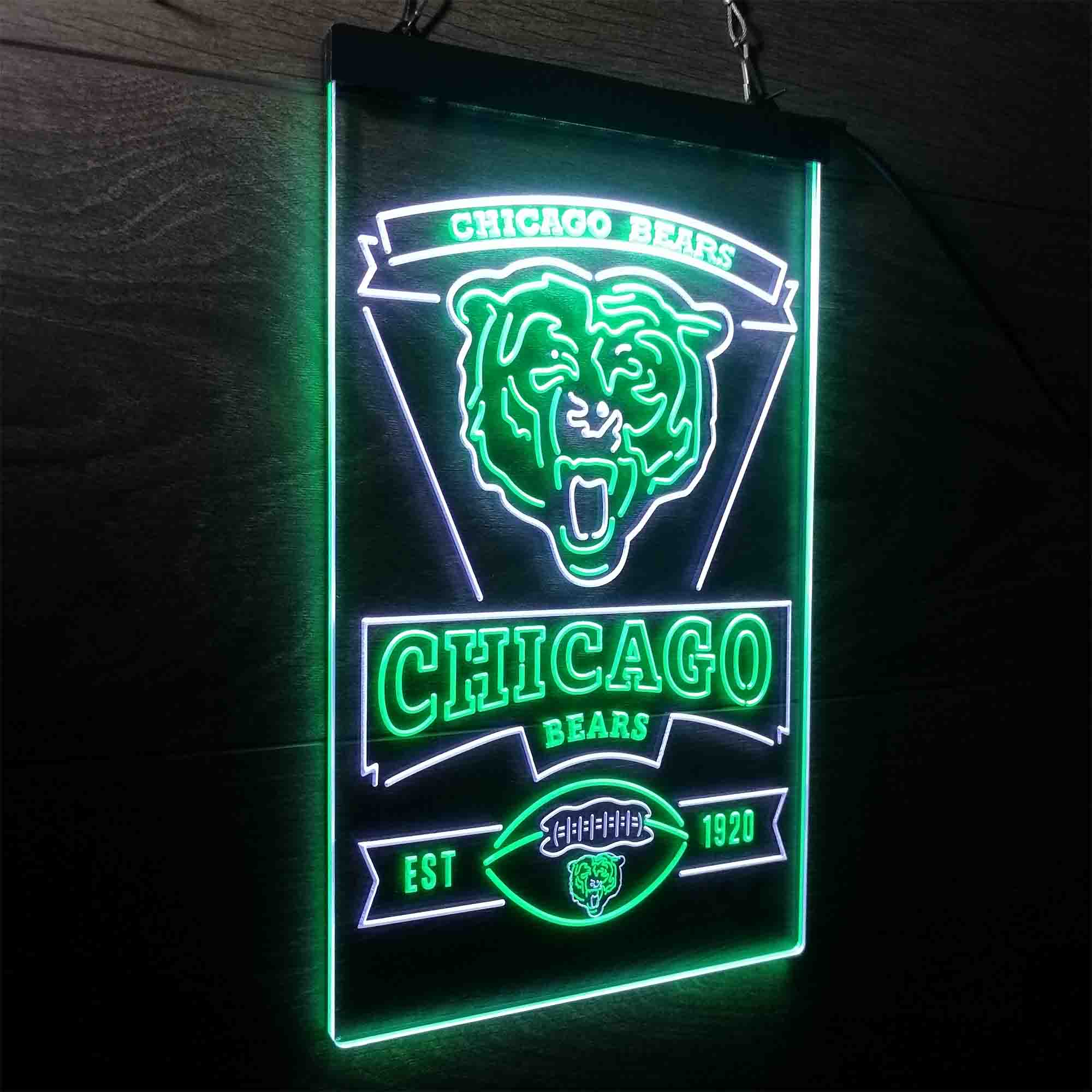 Chicago Bears Est. 1920 Neon-Like LED Sign - Image 22