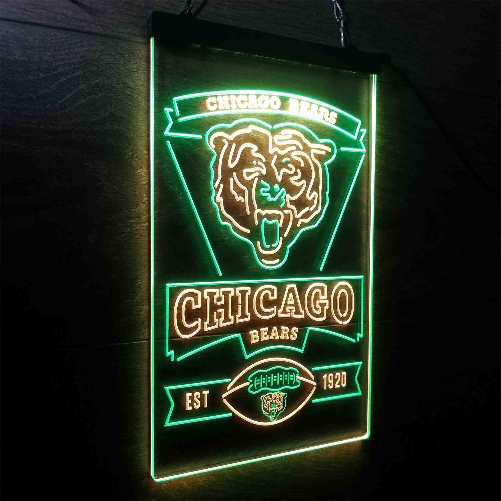 Chicago Bears Est. 1920 Neon-Like LED Sign - Image 26