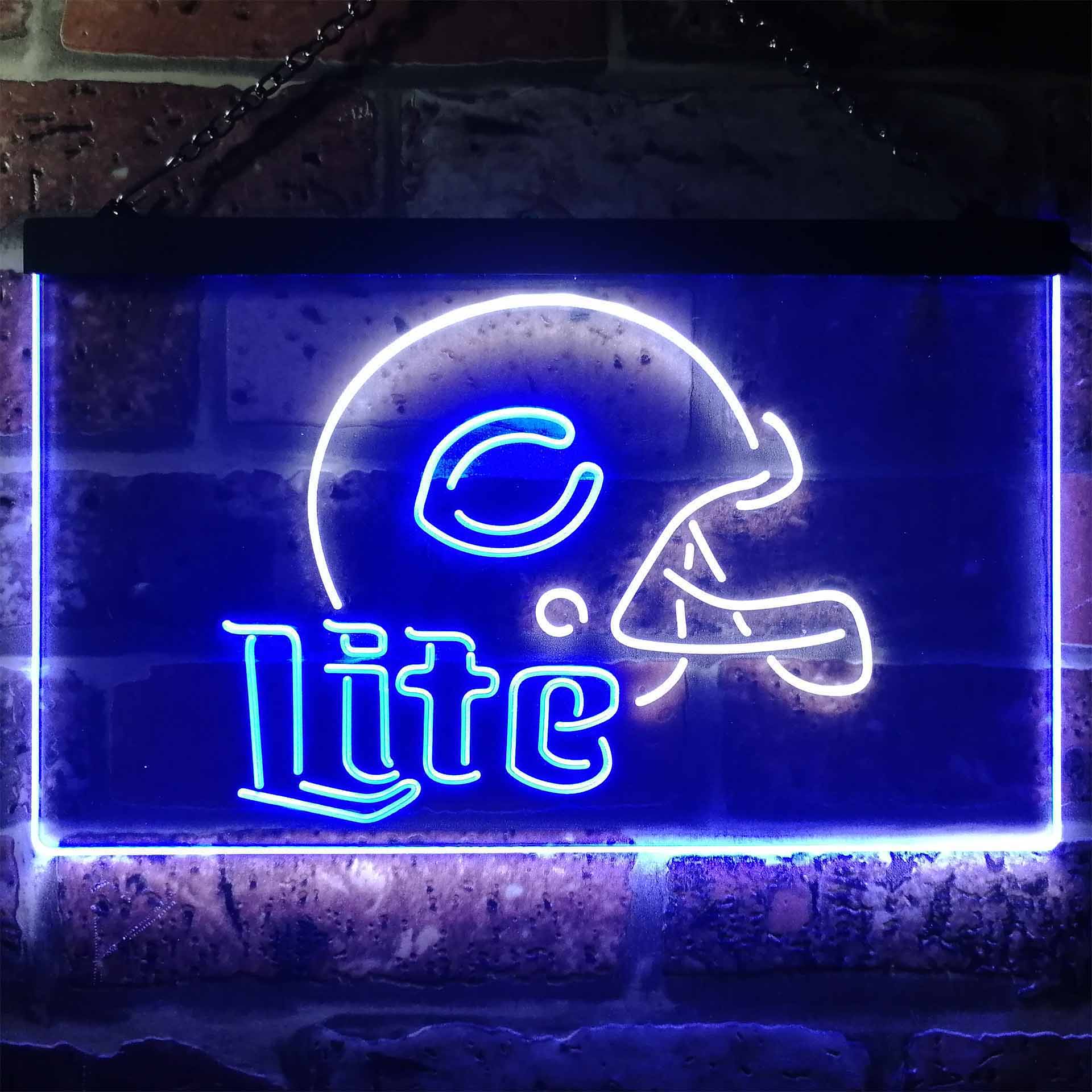 Chicago Bears Helmet Neon-Like LED Sign - Image 11