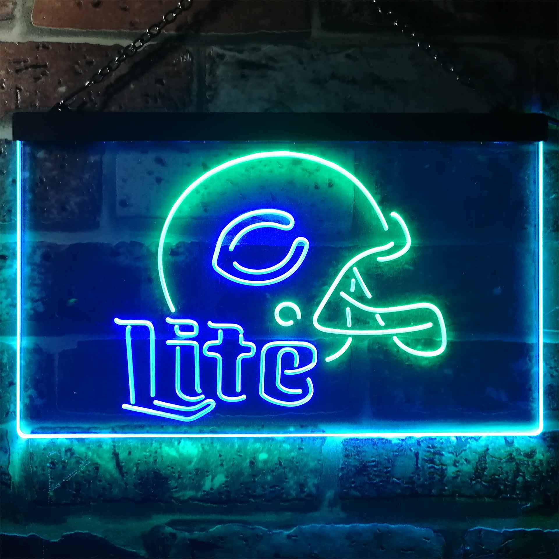 Chicago Bears Helmet Neon-Like LED Sign - Image 13