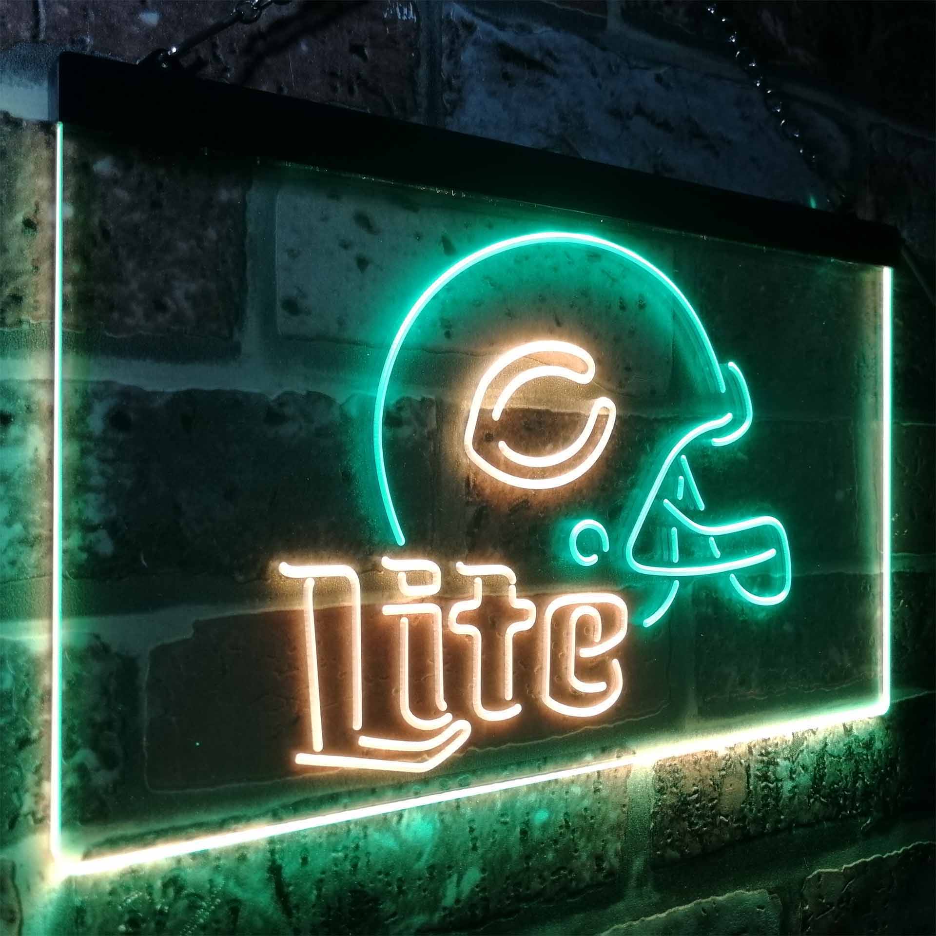 Chicago Bears Helmet Neon-Like LED Sign - Image 18