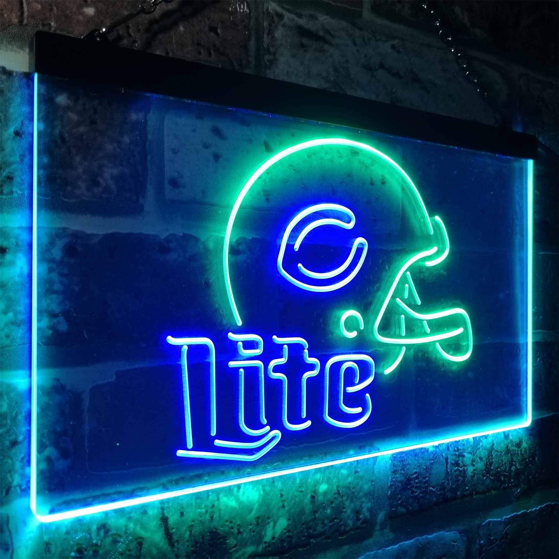 Chicago Bears Helmet Neon-Like LED Sign - Image 26