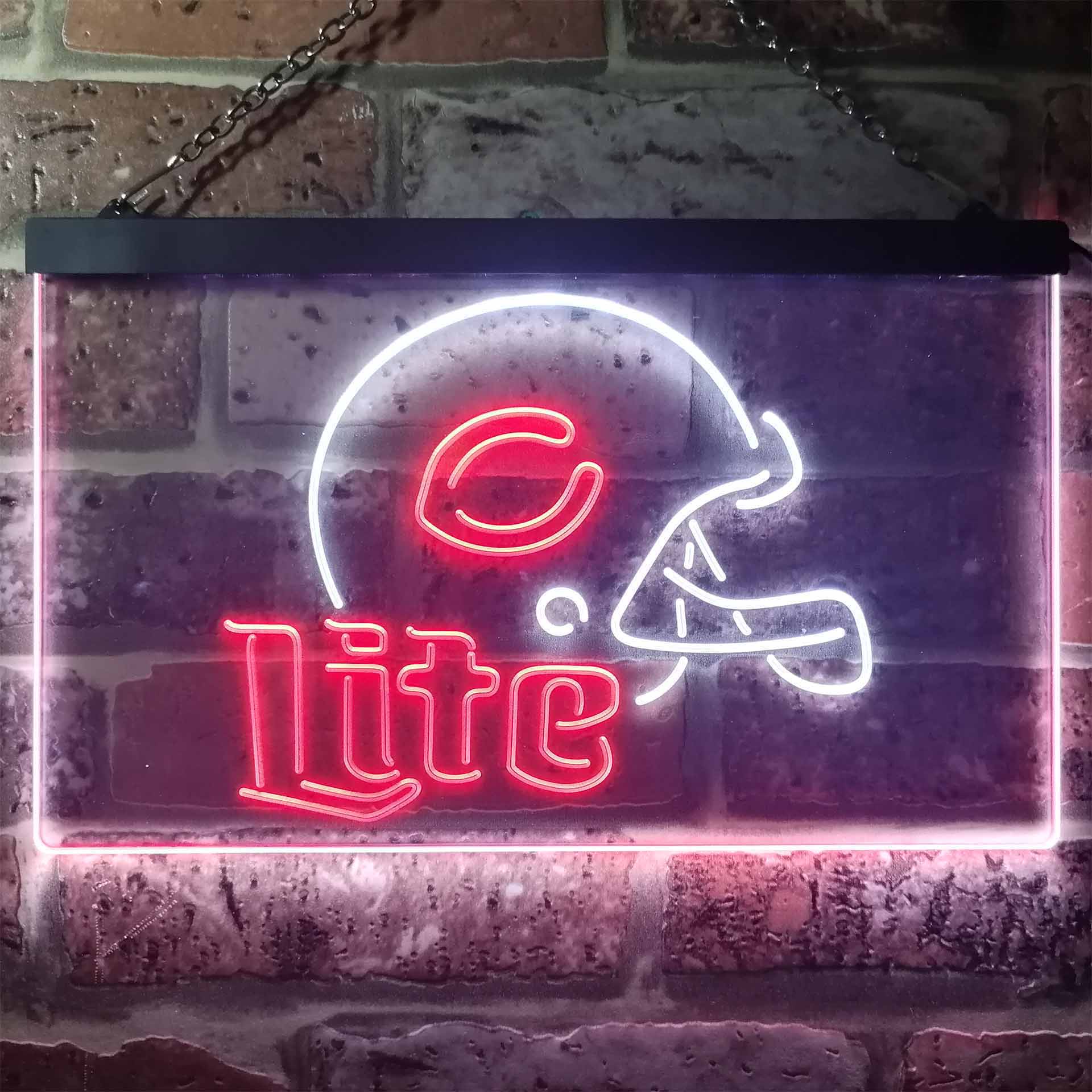Chicago Bears Helmet Neon-Like LED Sign - Image 7