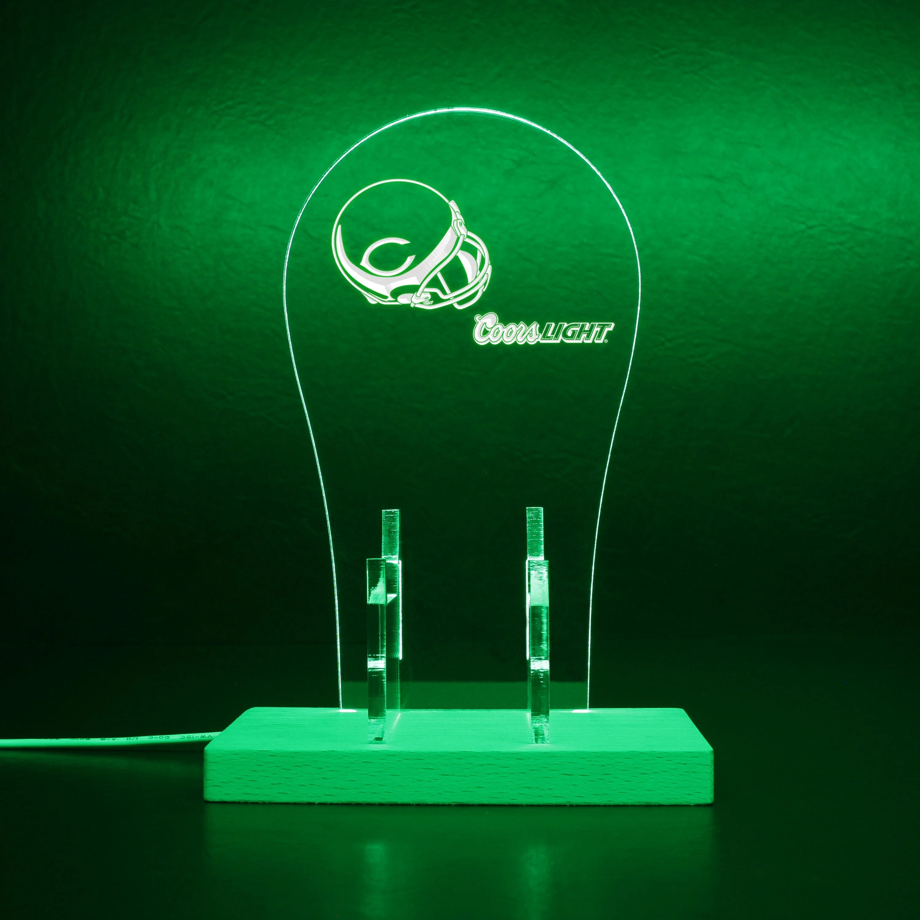 Chicago Bears Helmet Logo LED Gaming Headset Controller Stand - Image 6