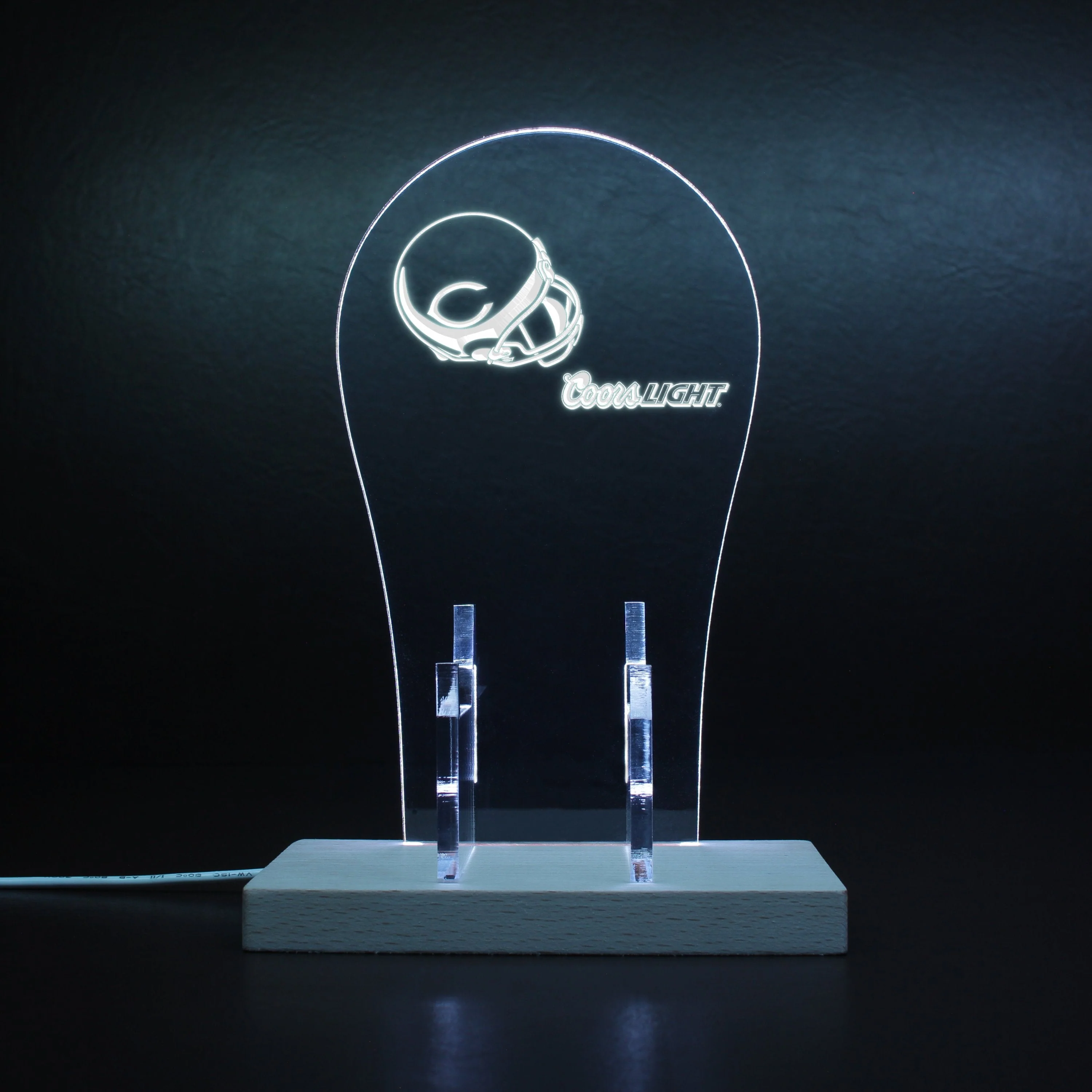 Chicago Bears Helmet Logo LED Gaming Headset Controller Stand - Image 7