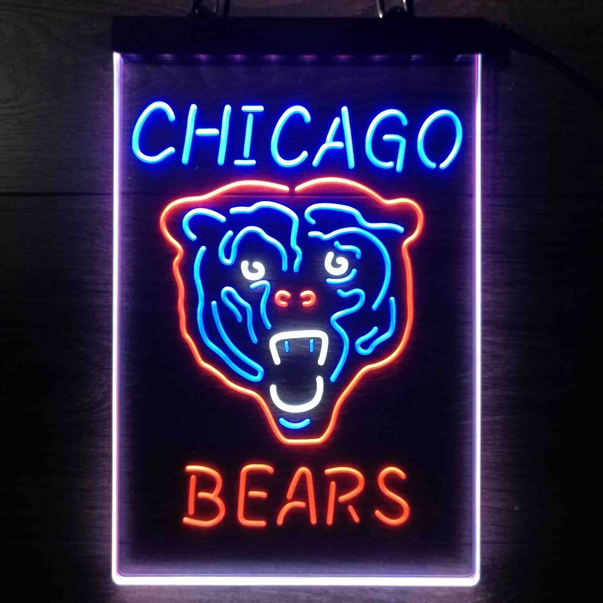 Chicago Bears Neon LED Sign 3 Colors - Image 7