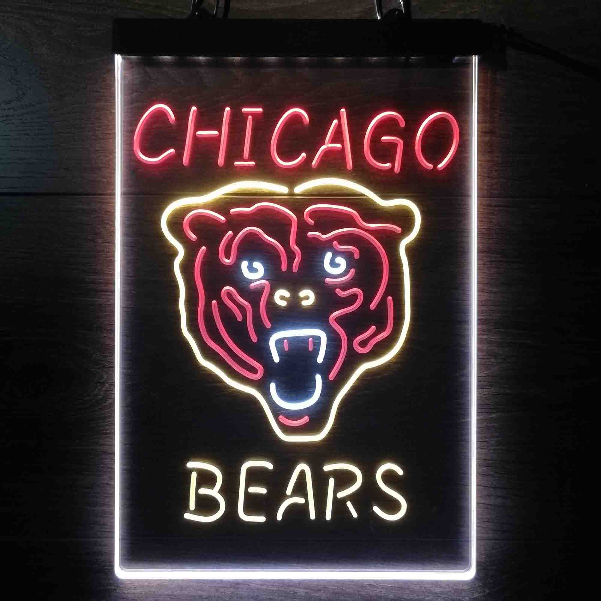 Chicago Bears Neon LED Sign 3 Colors - Image 9