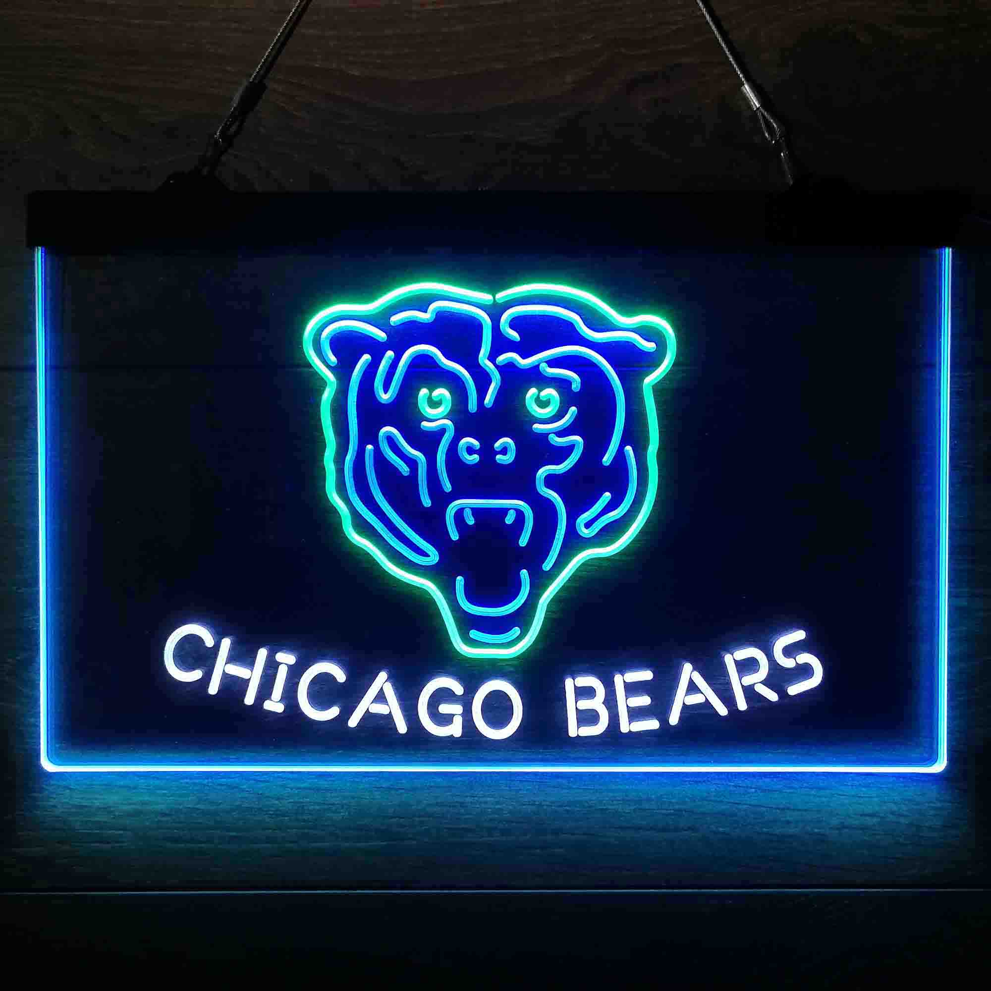 Chicago Bears Neon 3-Color LED Sign - Image 7