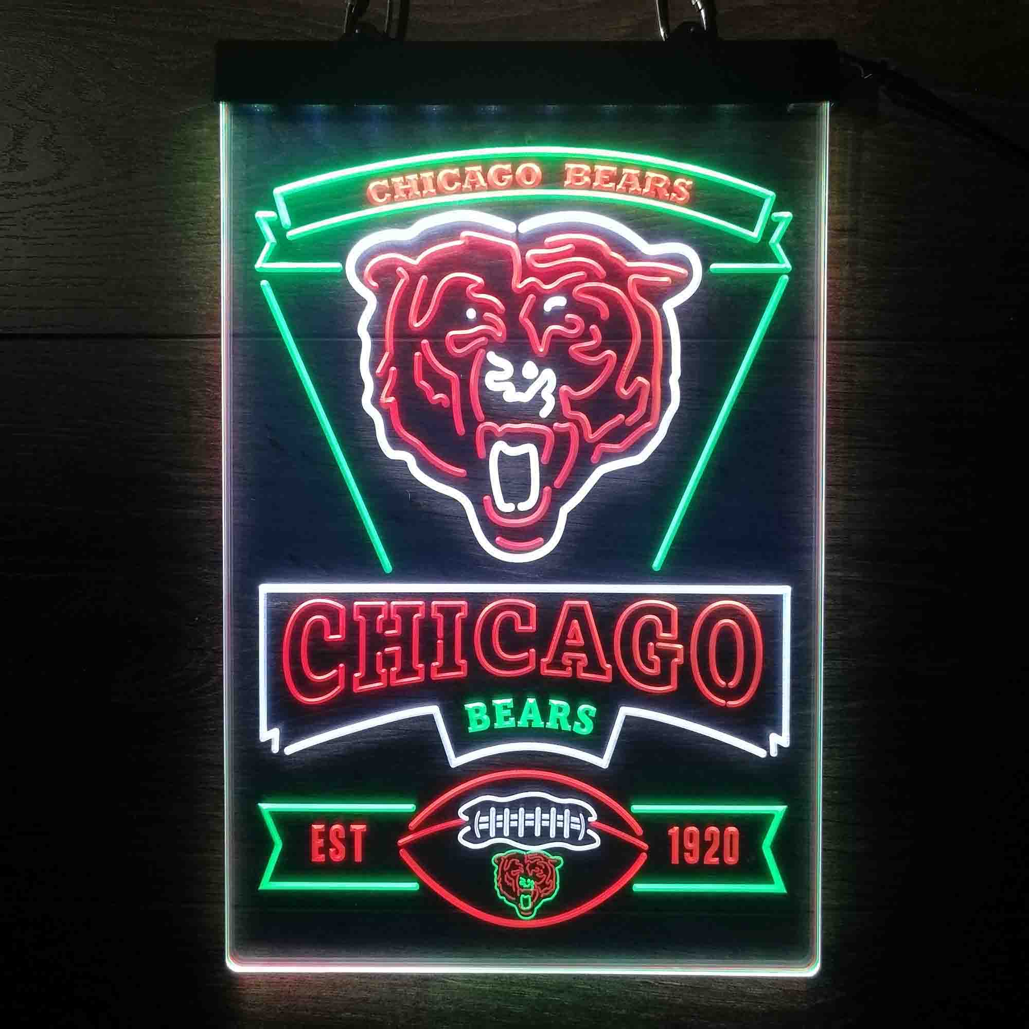 Chicago Bears Neon LED Sign 3 Colors - Image 13