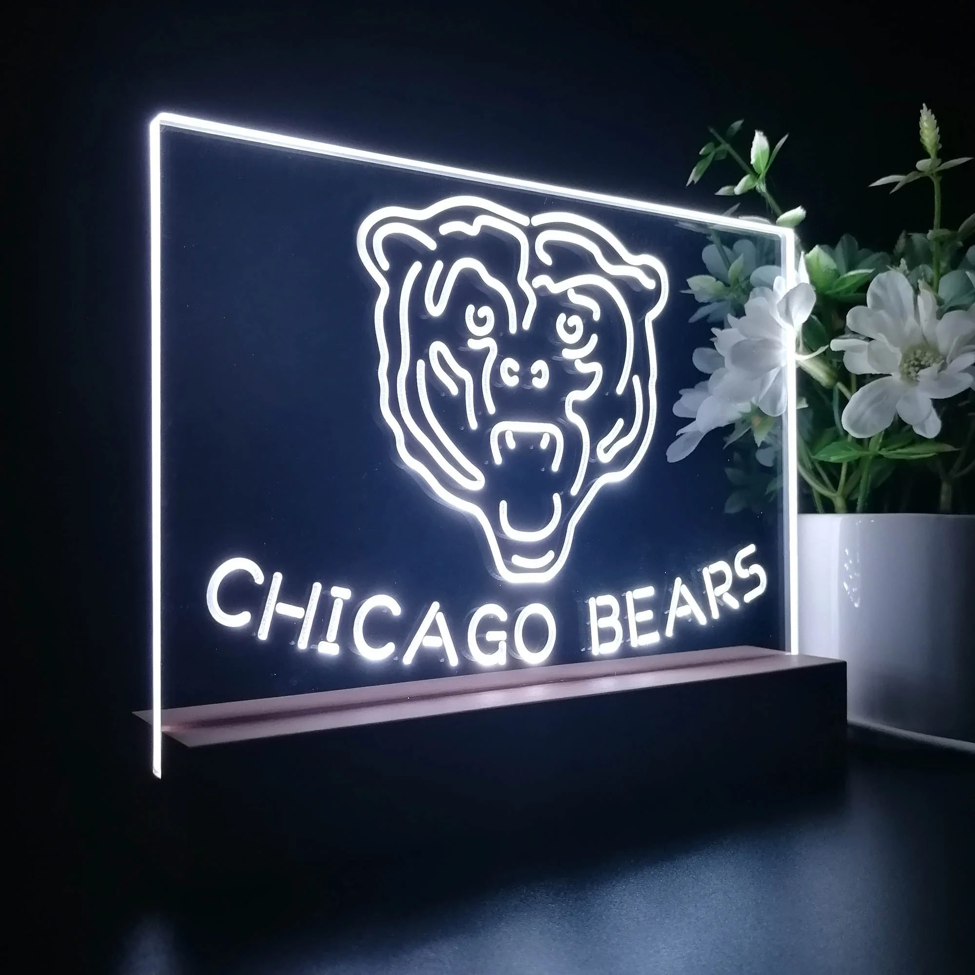 Chicago Bears  Neon Sign Pub Bar Lamp - Image 5