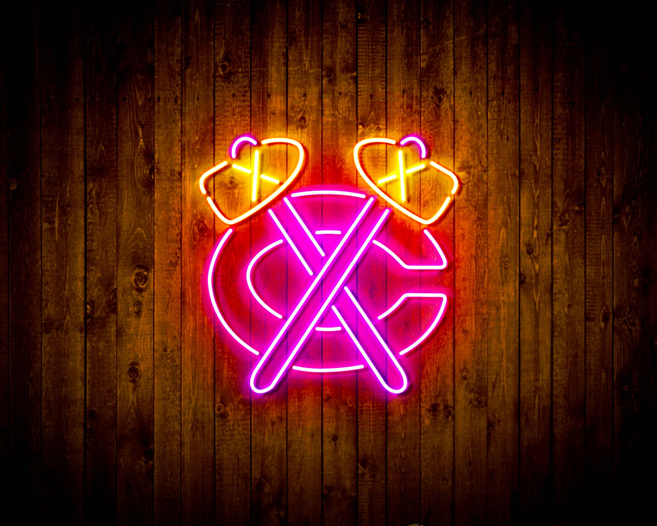 Chicago Blackhawks Bar Neon Flex LED Sign - Image 6