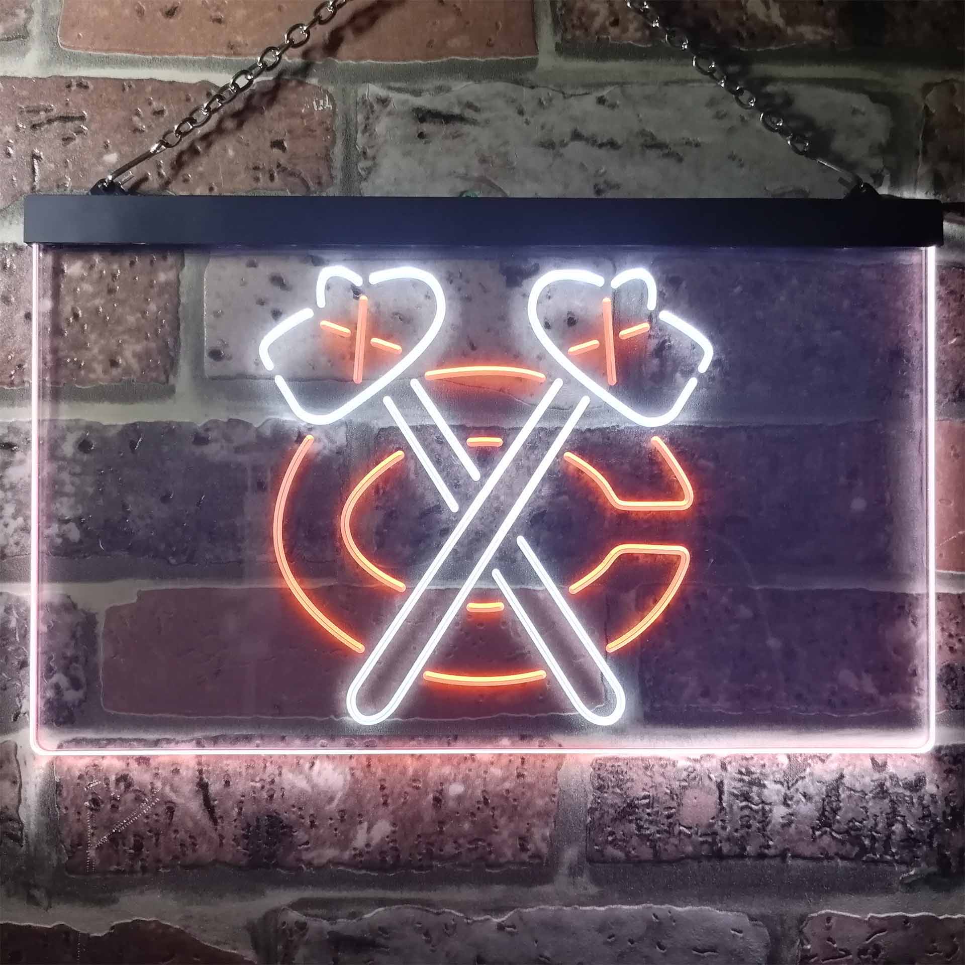 Chicago Blackhawks Hockey Neon-Like LED Sign - Image 13