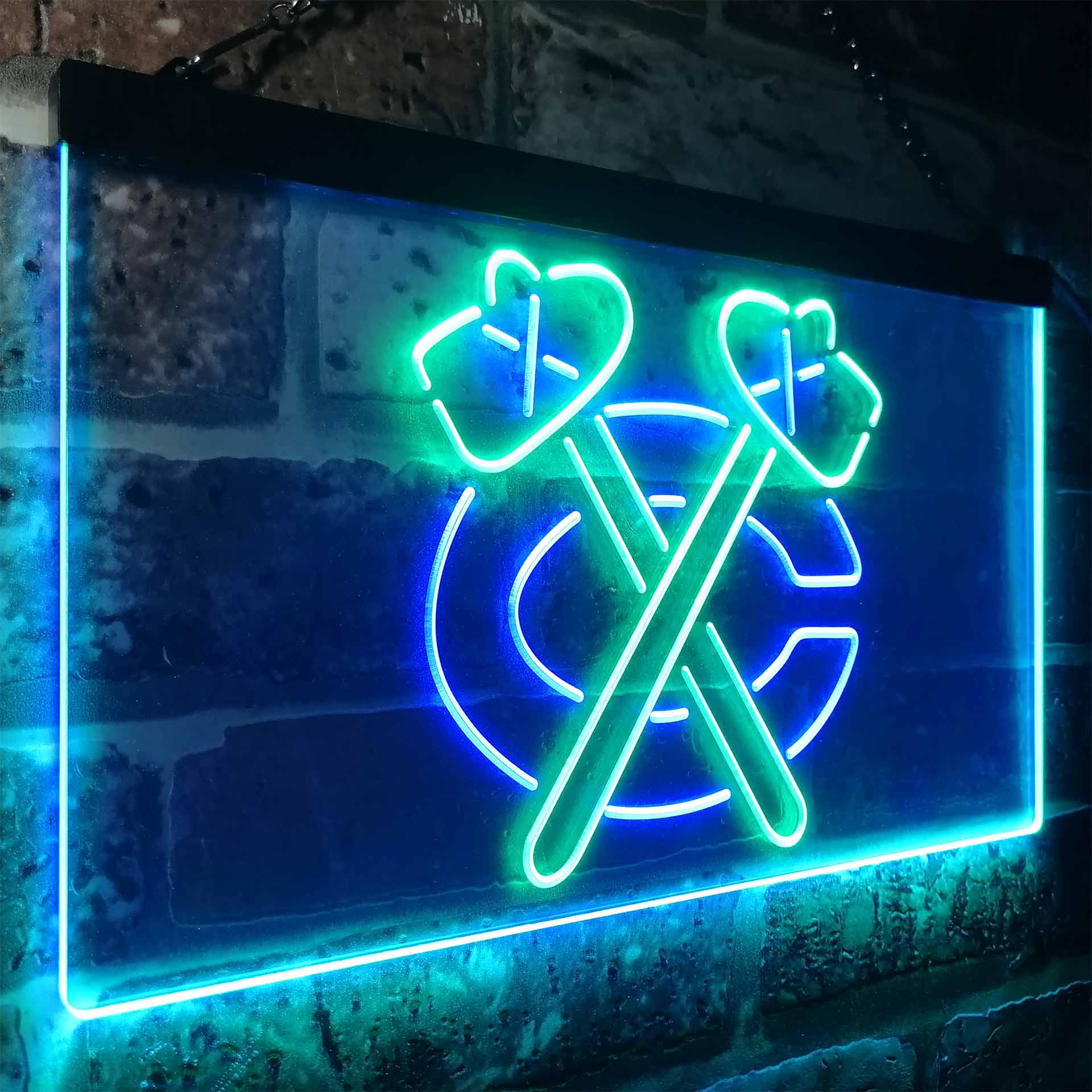 Chicago Blackhawks Hockey Neon-Like LED Sign - Image 23