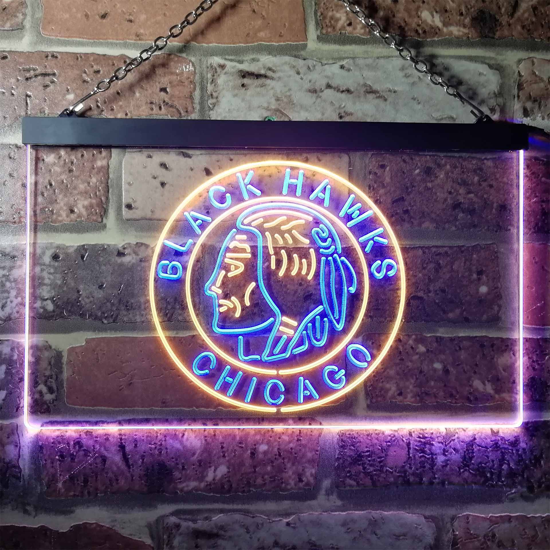 Chicago Blackhawks Neon-Like LED Sign - Image 9